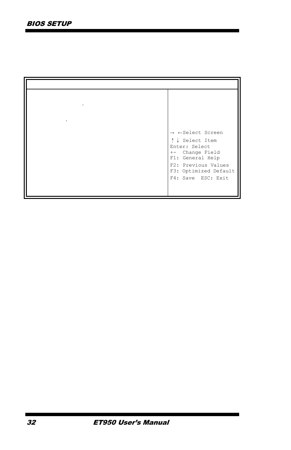Security settings, User password set user password, Bios setup | Et950 user’s manual | IBASE ET950 User Manual | Page 36 / 68