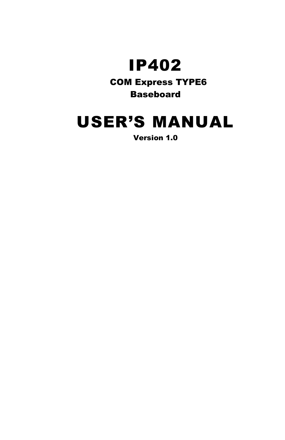 IBASE IP402 User Manual | 20 pages