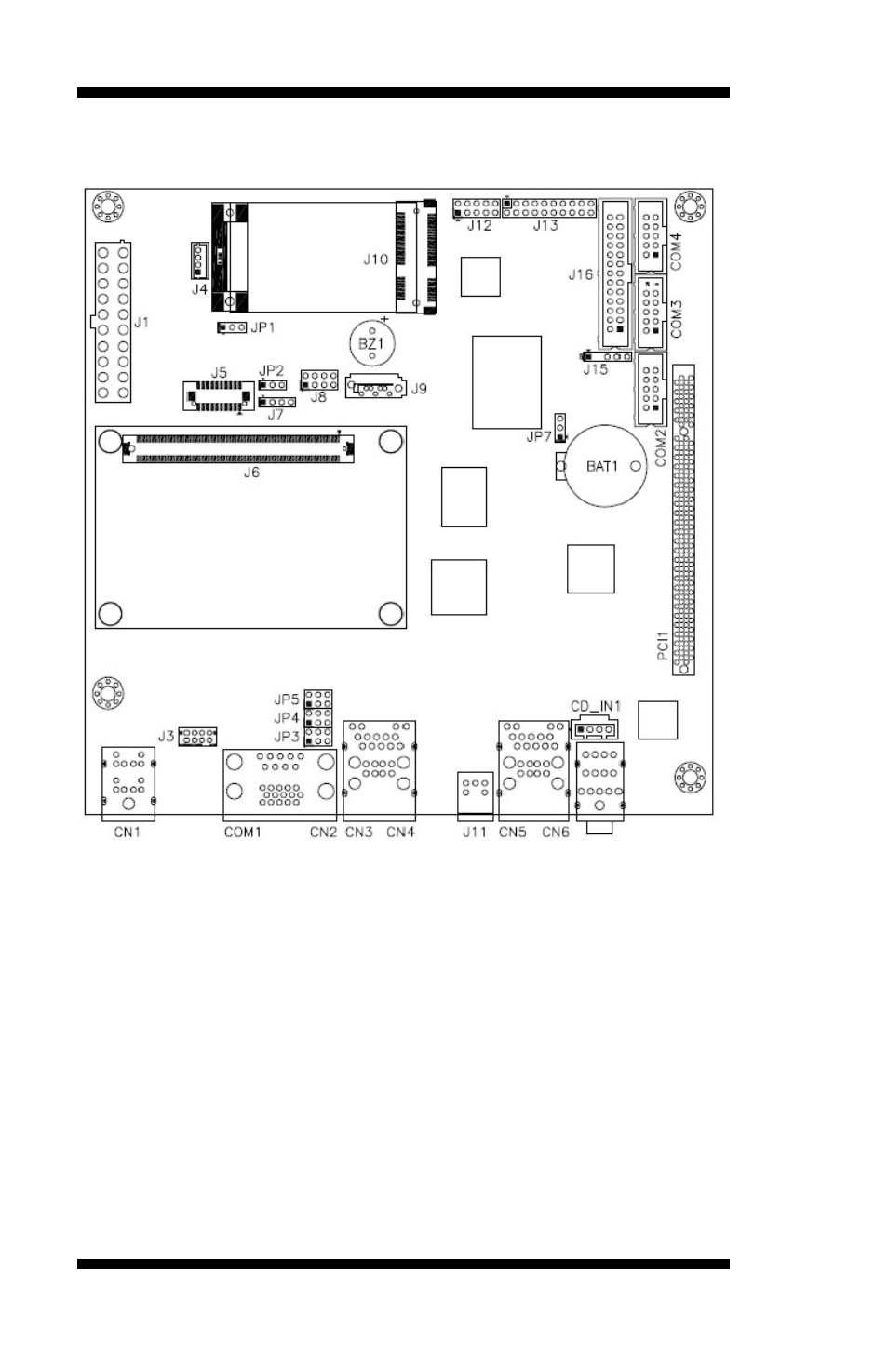 Connector locations on ip510, Installations, Ip510 user’s manual | IBASE IP510 User Manual | Page 14 / 20