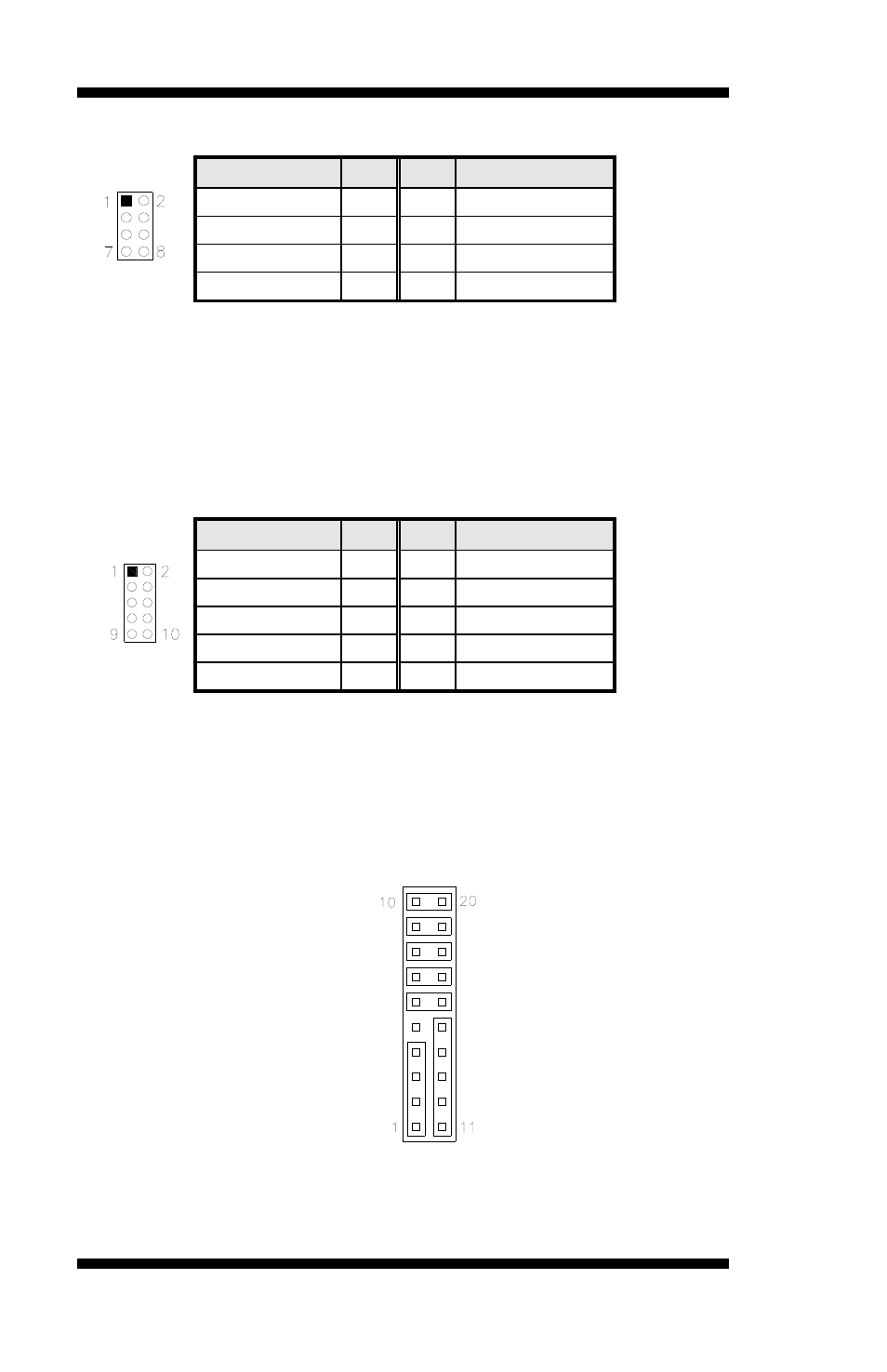 J8: usb6, usb7 ports pin header, J9: sata-ide connector, J10: mini pci- e(x1) connector | J11: spdif out connector, J12: digital i/o, J13: system function connector | IBASE IP510 User Manual | Page 18 / 20