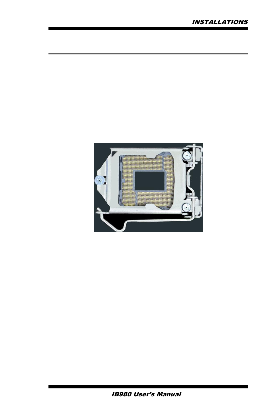 Installing the cpu | IBASE IB980 User Manual | Page 11 / 80