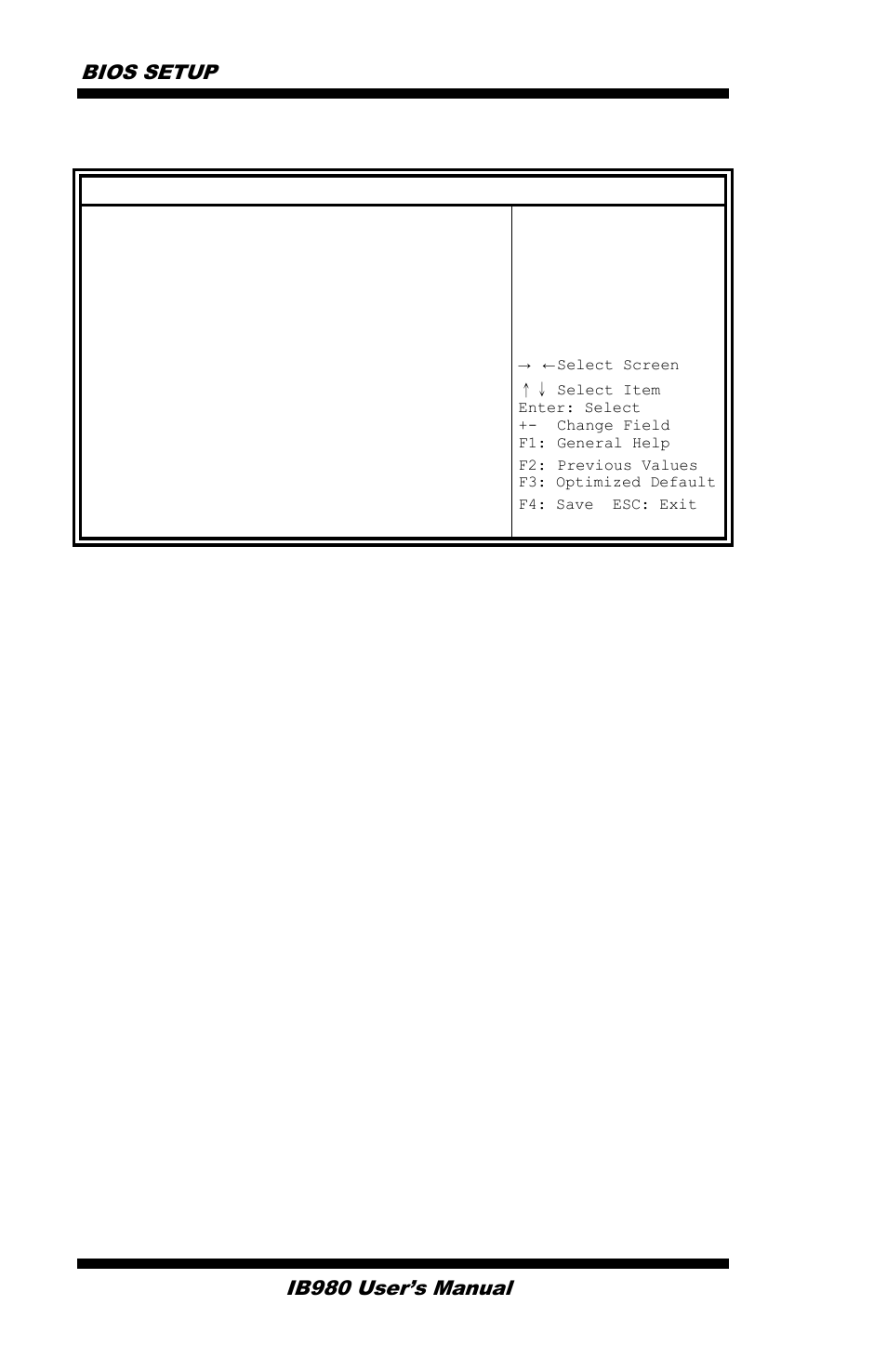 Usb configuration, Bios setup, Ib980 user’s manual | IBASE IB980 User Manual | Page 44 / 80