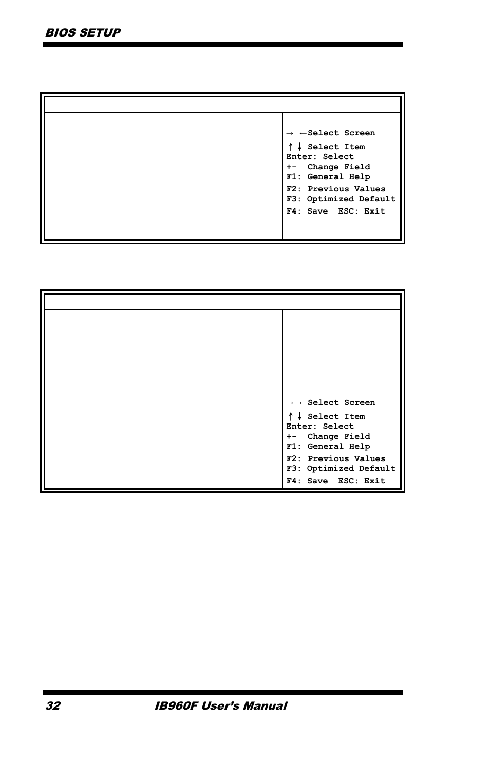 Pci irq configuration, Intel igd swsci opregion, Bios setup | Ib960f user’s manual | IBASE IB960 User Manual | Page 36 / 64