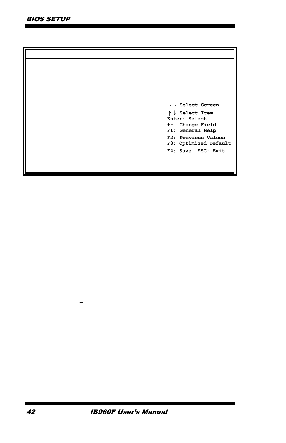 Boot settings, Setup prompt timeout, Bootup numlock state | Quiet boot, Fast boot, Gatea20 active, Option rom messages, Interrupt 19 capture, Boot option priorities, Select the keyboard numlock state | IBASE IB960 User Manual | Page 46 / 64