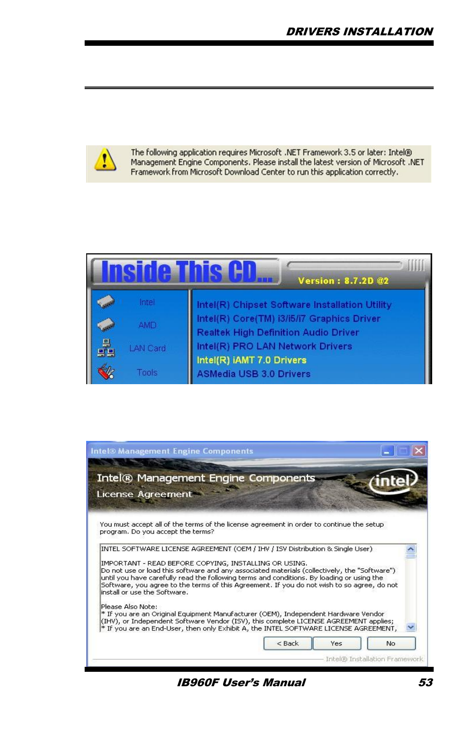 Intel® management engine interface | IBASE IB960 User Manual | Page 57 / 64