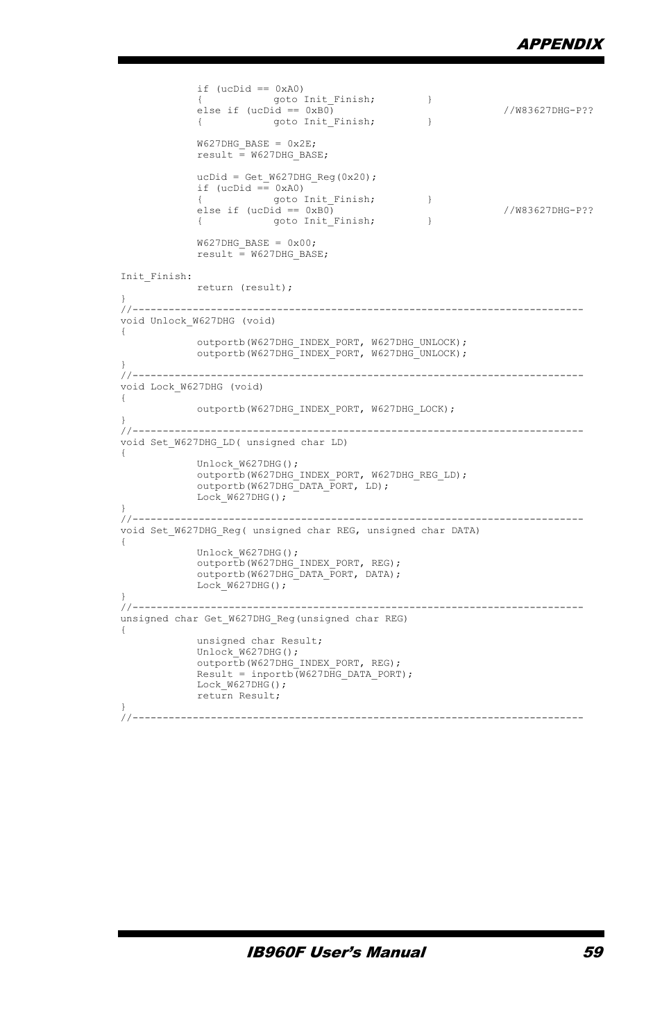 IBASE IB960 User Manual | Page 63 / 64