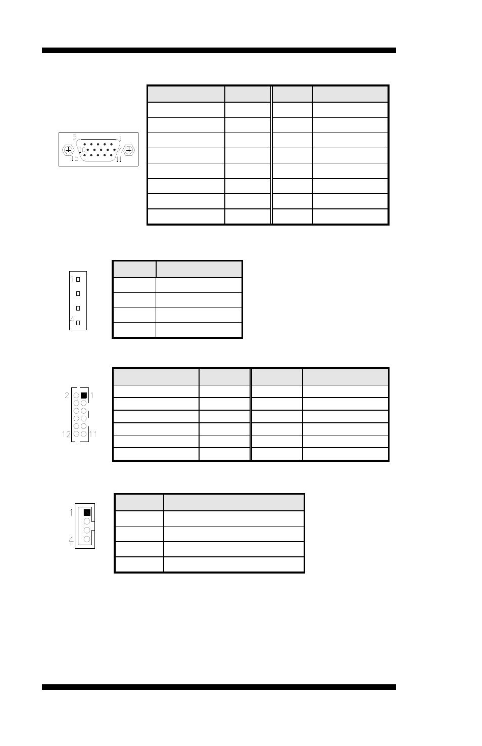 Signal name, Vga: vga connector (d-sub, 15-pin), J2: cd-in audio connector | J3: audio connector (df11 type), J4: lcd backlight connector (dc type) | IBASE IB827 User Manual | Page 22 / 66