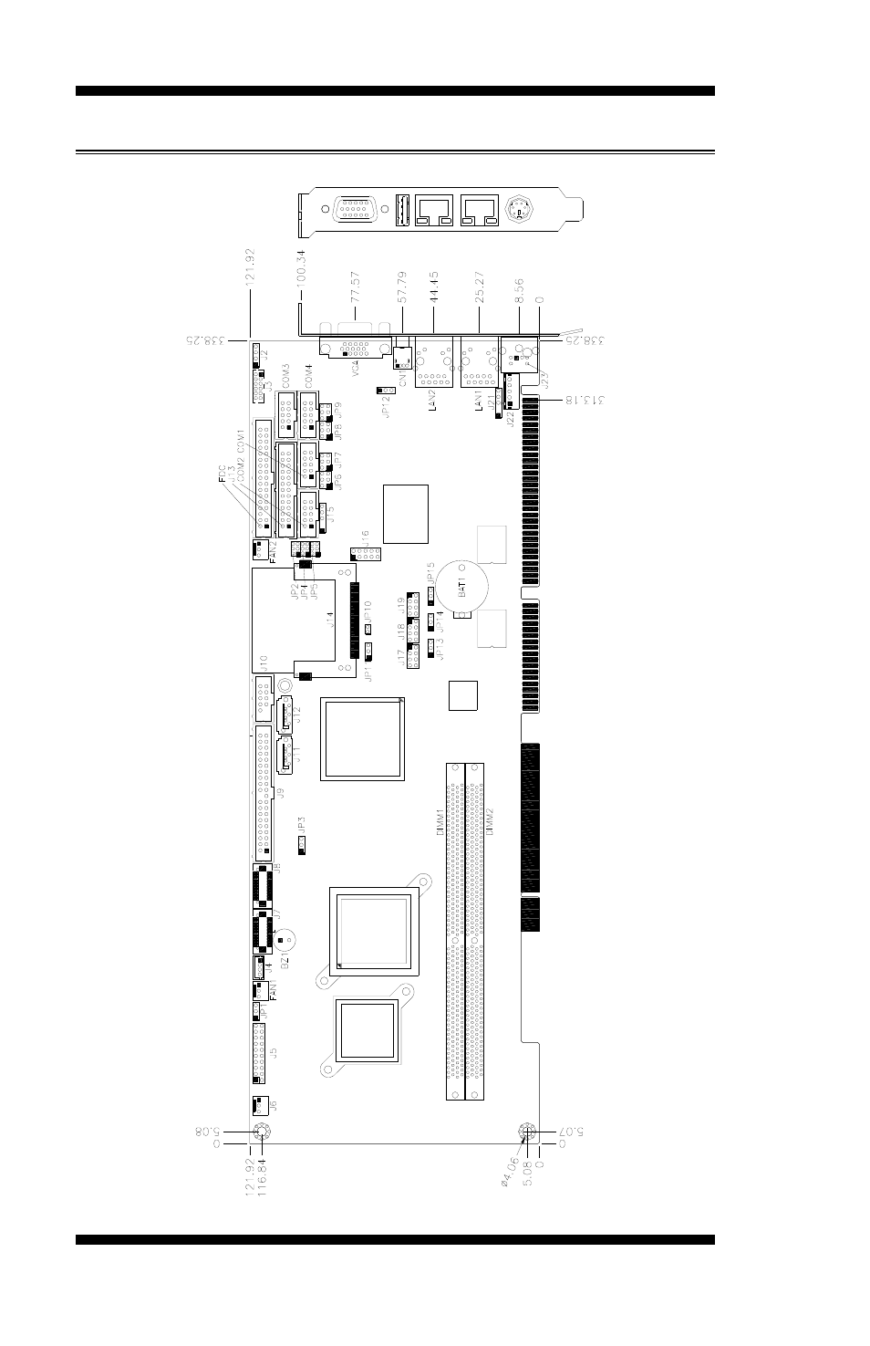 Board dimensions, Introduction, Ib827 user’s manual | IBASE IB827 User Manual | Page 8 / 66