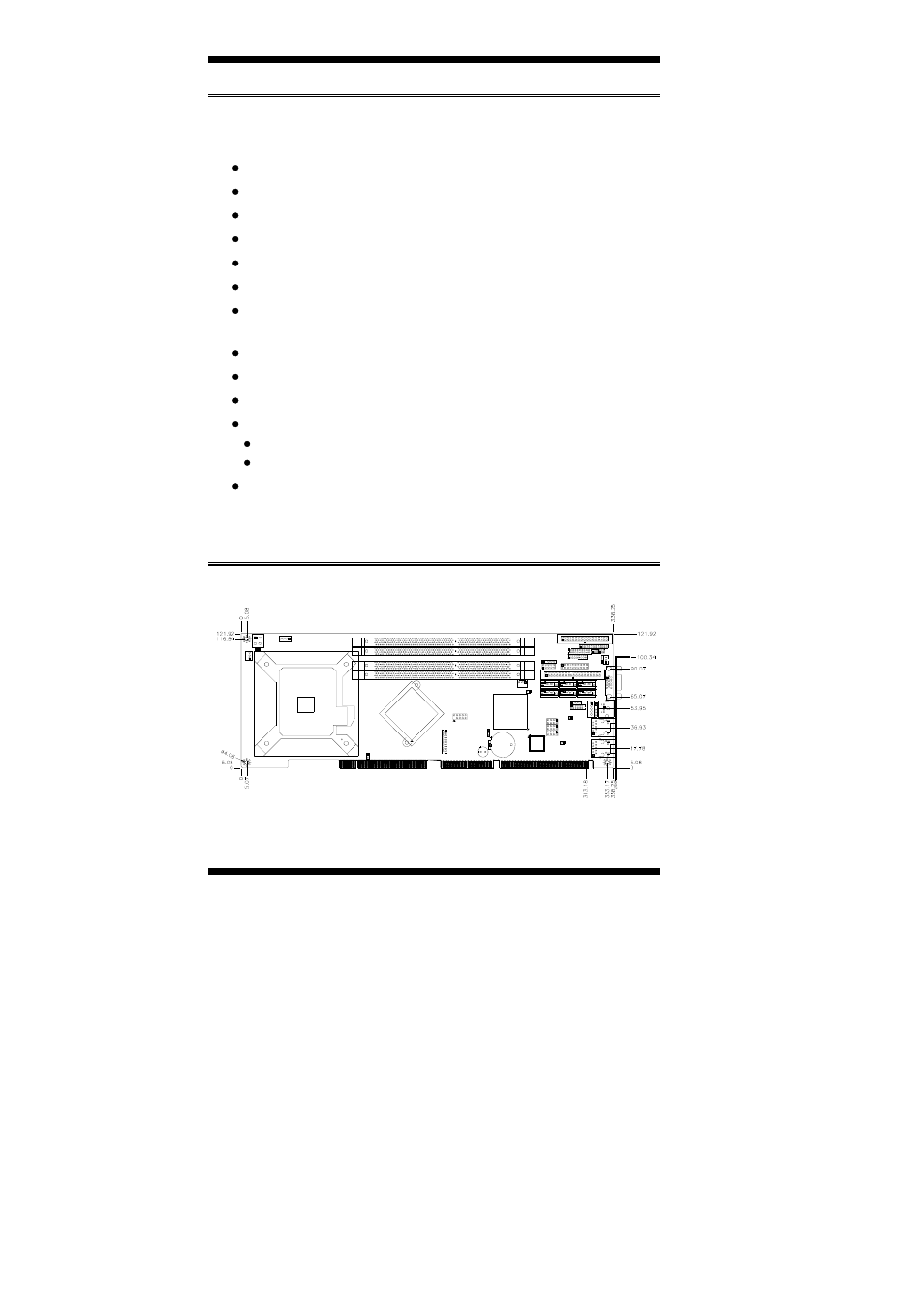 Checklist, Board dimensions | IBASE IB945 User Manual | Page 6 / 64