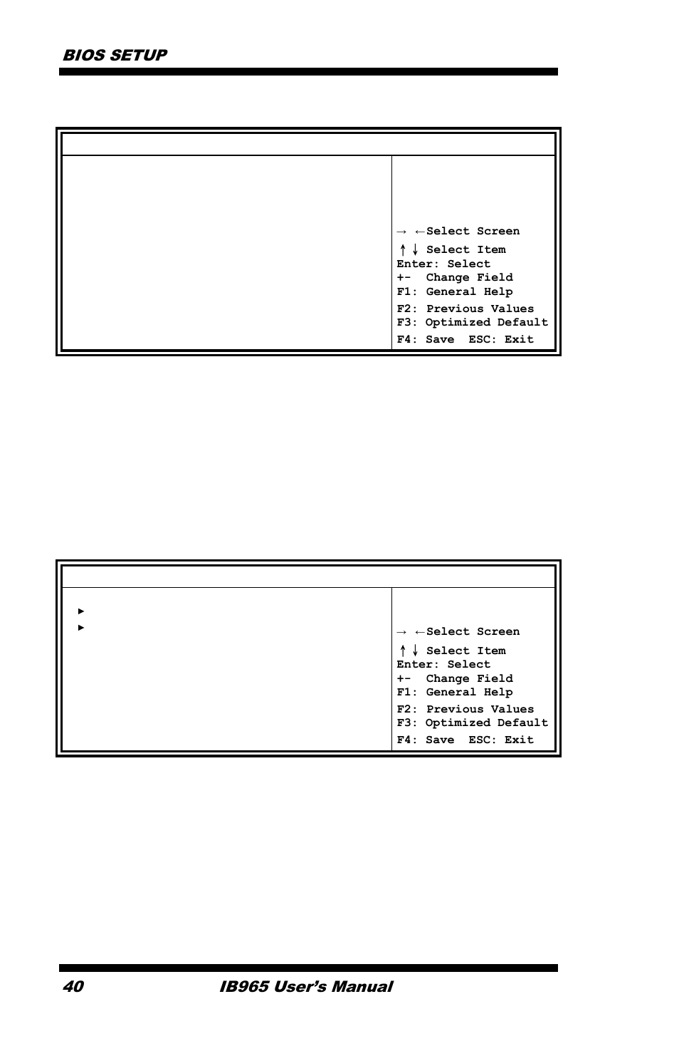 Chipset settings, Cpu ppm configuration, Eist enable/disable intel speedstep | Bios setup, Ib965 user’s manual | IBASE IB965 User Manual | Page 44 / 80