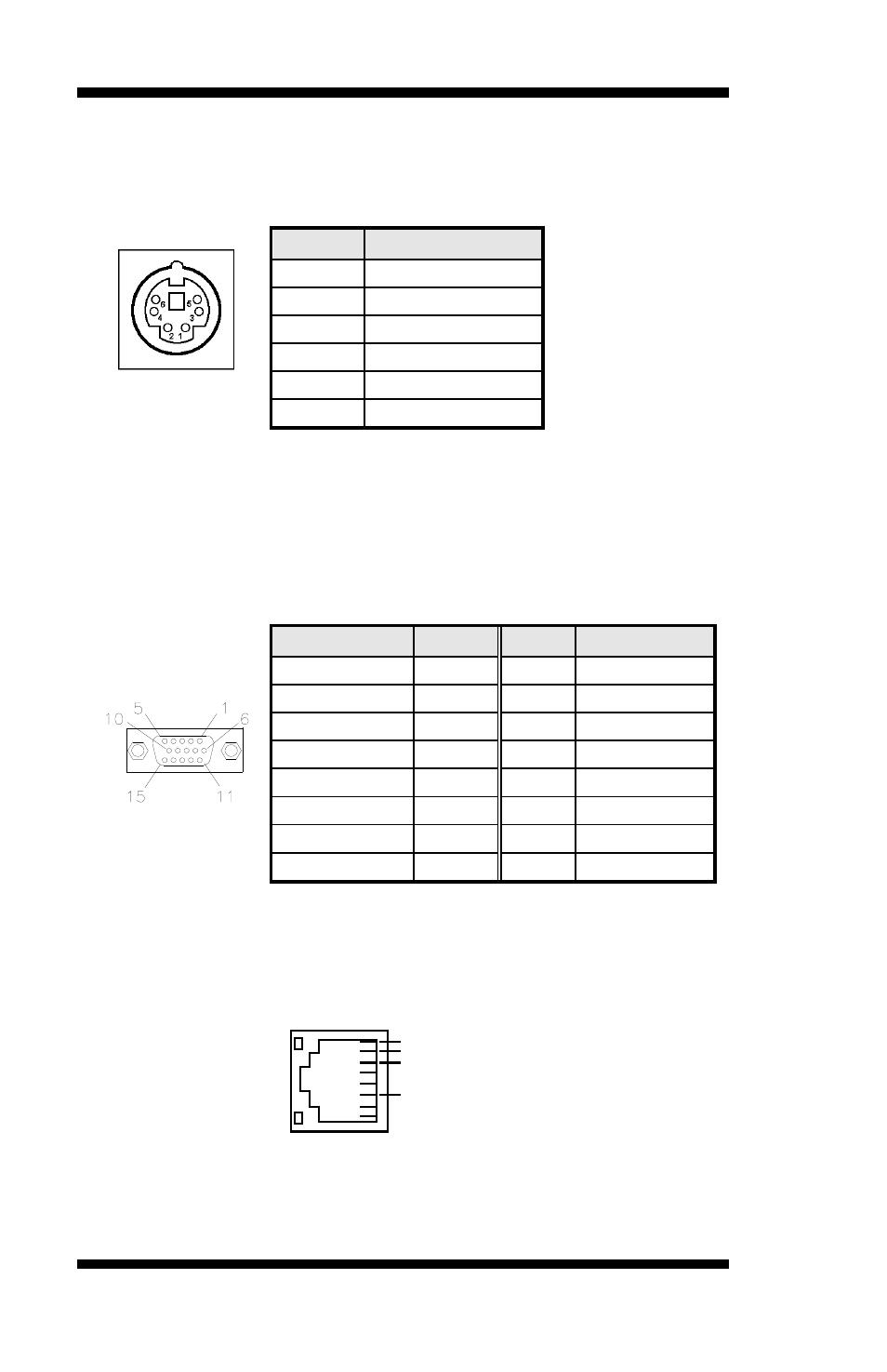 Signal name, Cn3: ps/2 keyboard and mouse connector, Uj1: usb connector | Cn4: vga connector, J16: rj45 connector | IBASE IB930 User Manual | Page 18 / 62