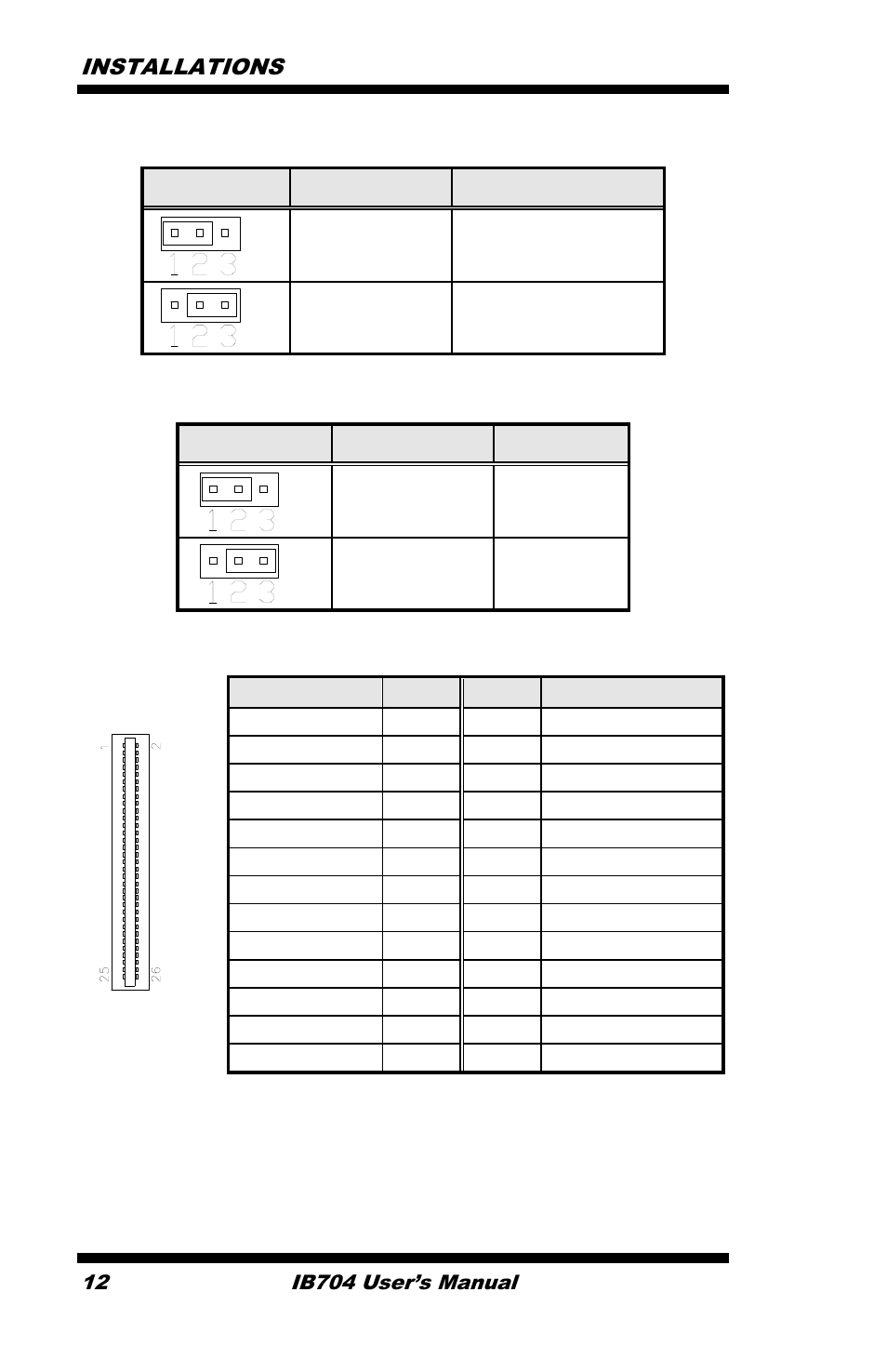 Installations | IBASE IB704 User Manual | Page 16 / 51