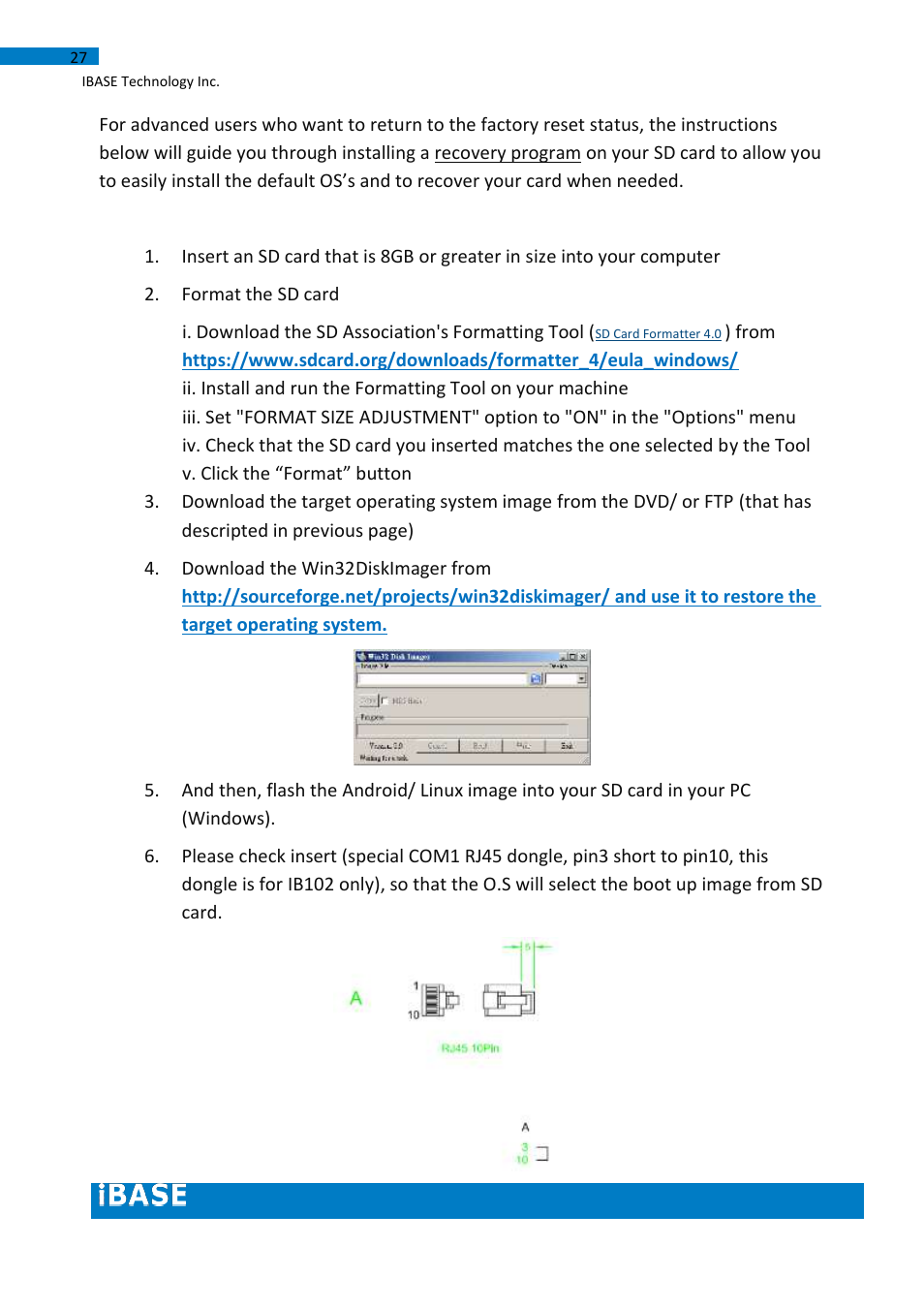 IBASE IB102 User Manual | Page 27 / 67