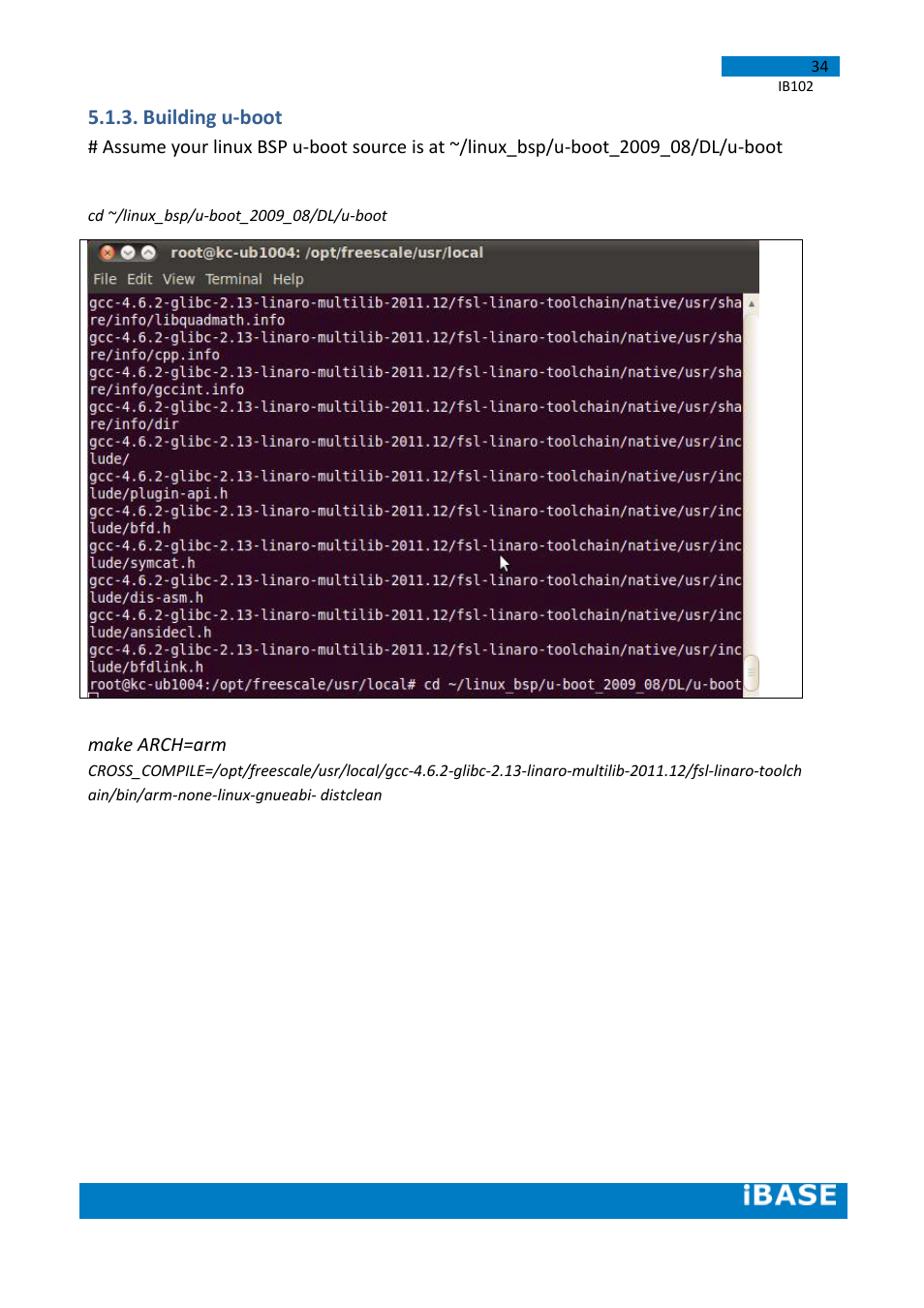 Building u-boot | IBASE IB102 User Manual | Page 34 / 67