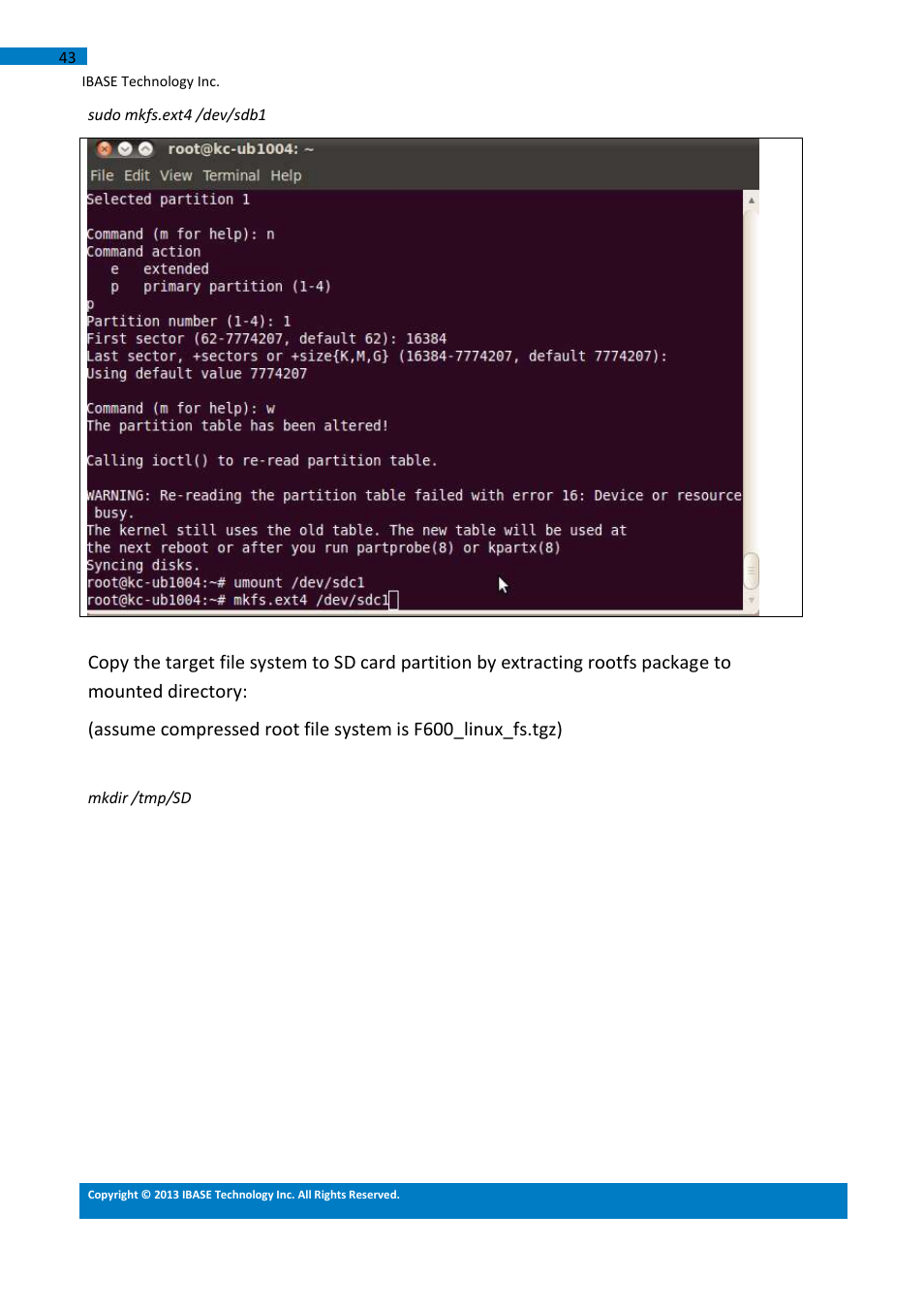 IBASE IB102 User Manual | Page 43 / 67