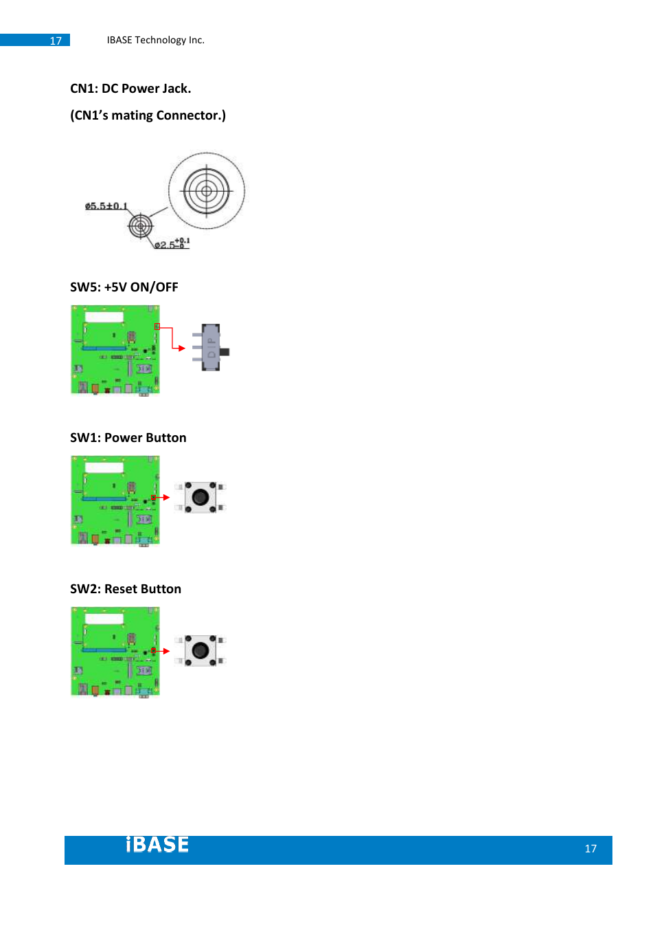 IBASE SMARC Evaluation Kit User Manual | Page 17 / 93
