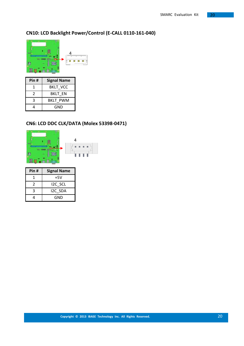 IBASE SMARC Evaluation Kit User Manual | Page 20 / 93