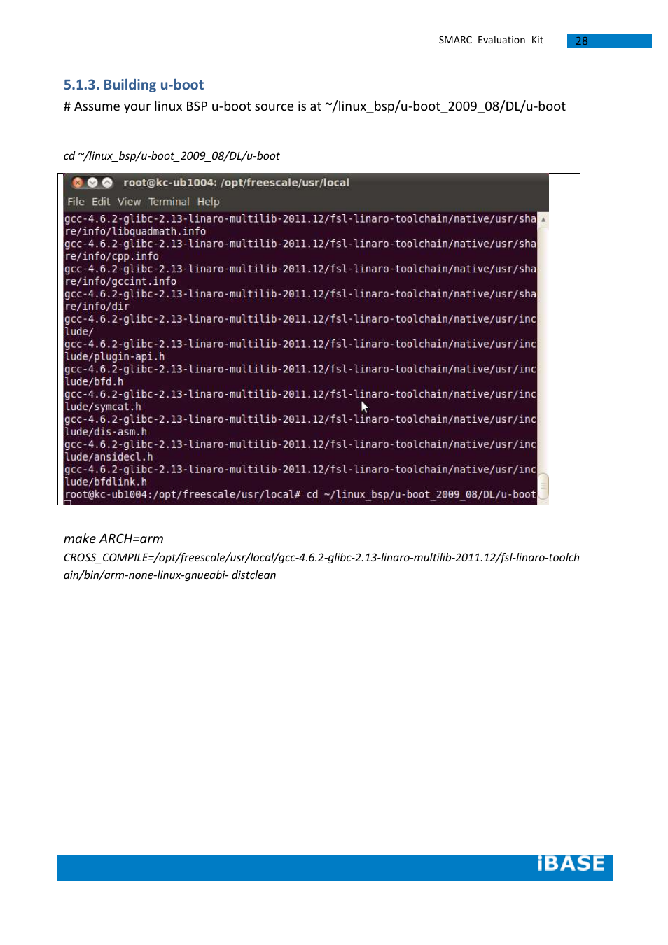 Building u-boot | IBASE SMARC Evaluation Kit User Manual | Page 54 / 93