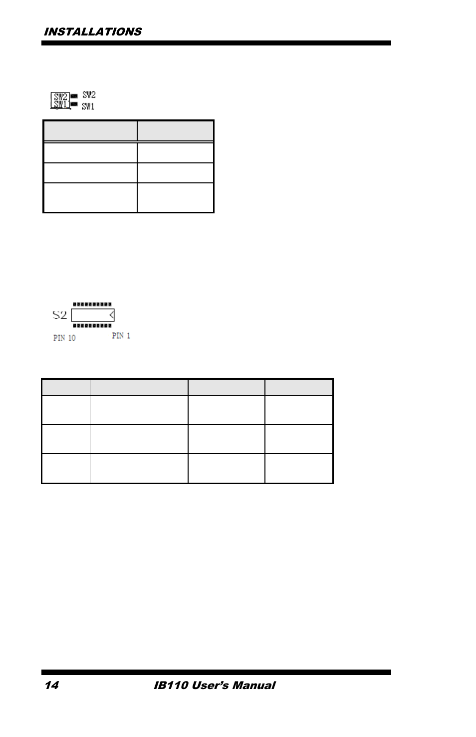 IBASE IB110 User Manual | Page 14 / 29