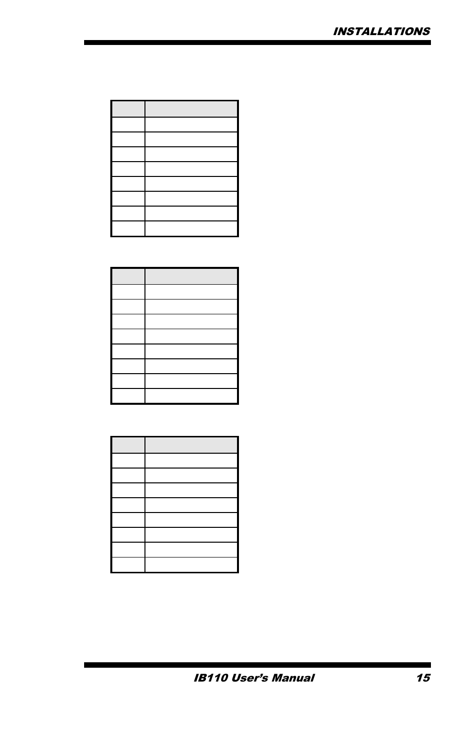 IBASE IB110 User Manual | Page 15 / 29