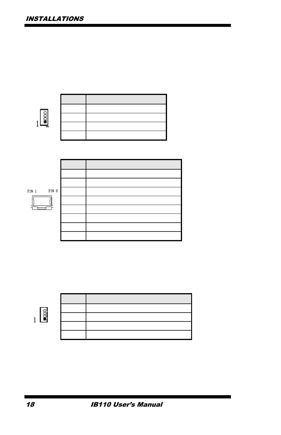 IBASE IB110 User Manual | Page 18 / 29