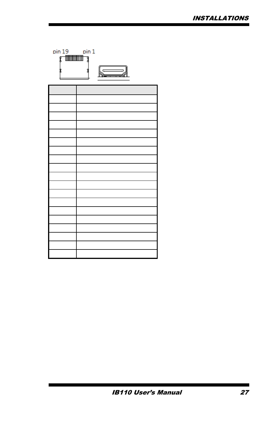 IBASE IB110 User Manual | Page 27 / 29