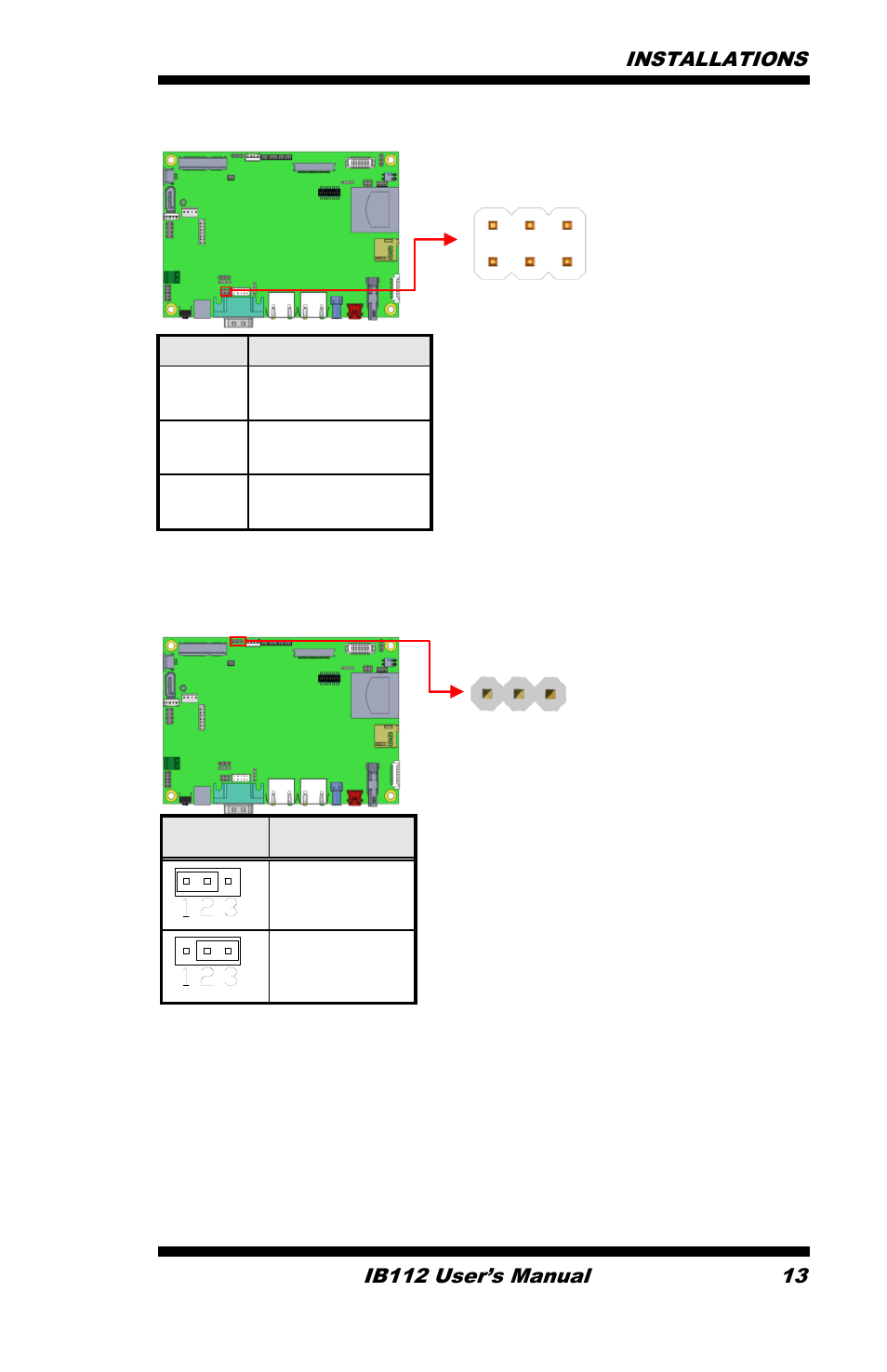 IBASE IB112 User Manual | Page 13 / 35