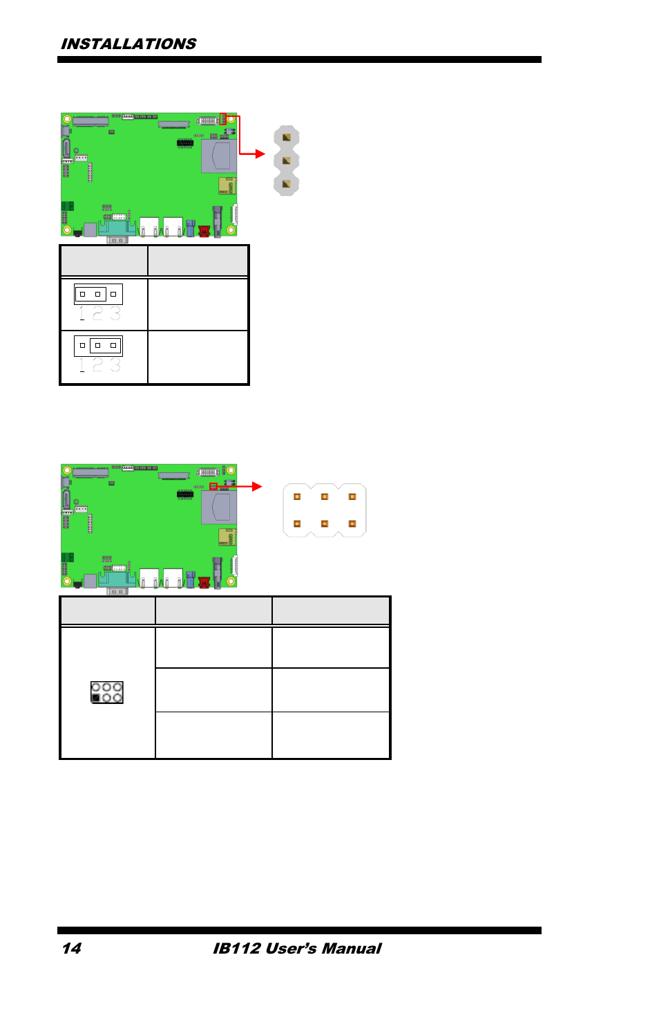 IBASE IB112 User Manual | Page 14 / 35