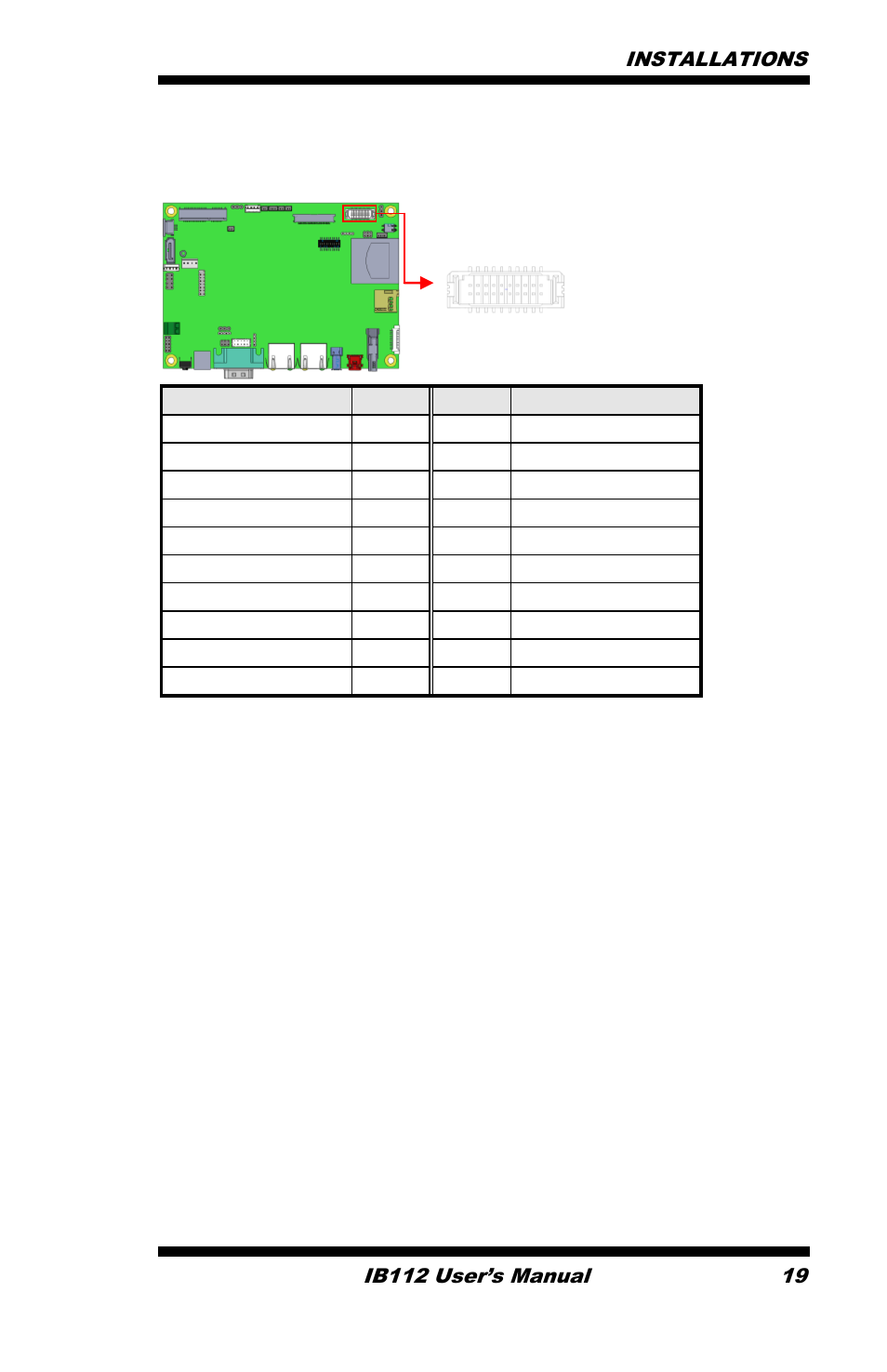 IBASE IB112 User Manual | Page 19 / 35