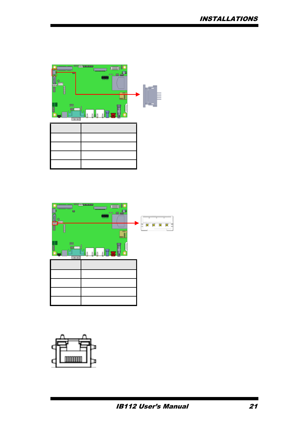 IBASE IB112 User Manual | Page 21 / 35