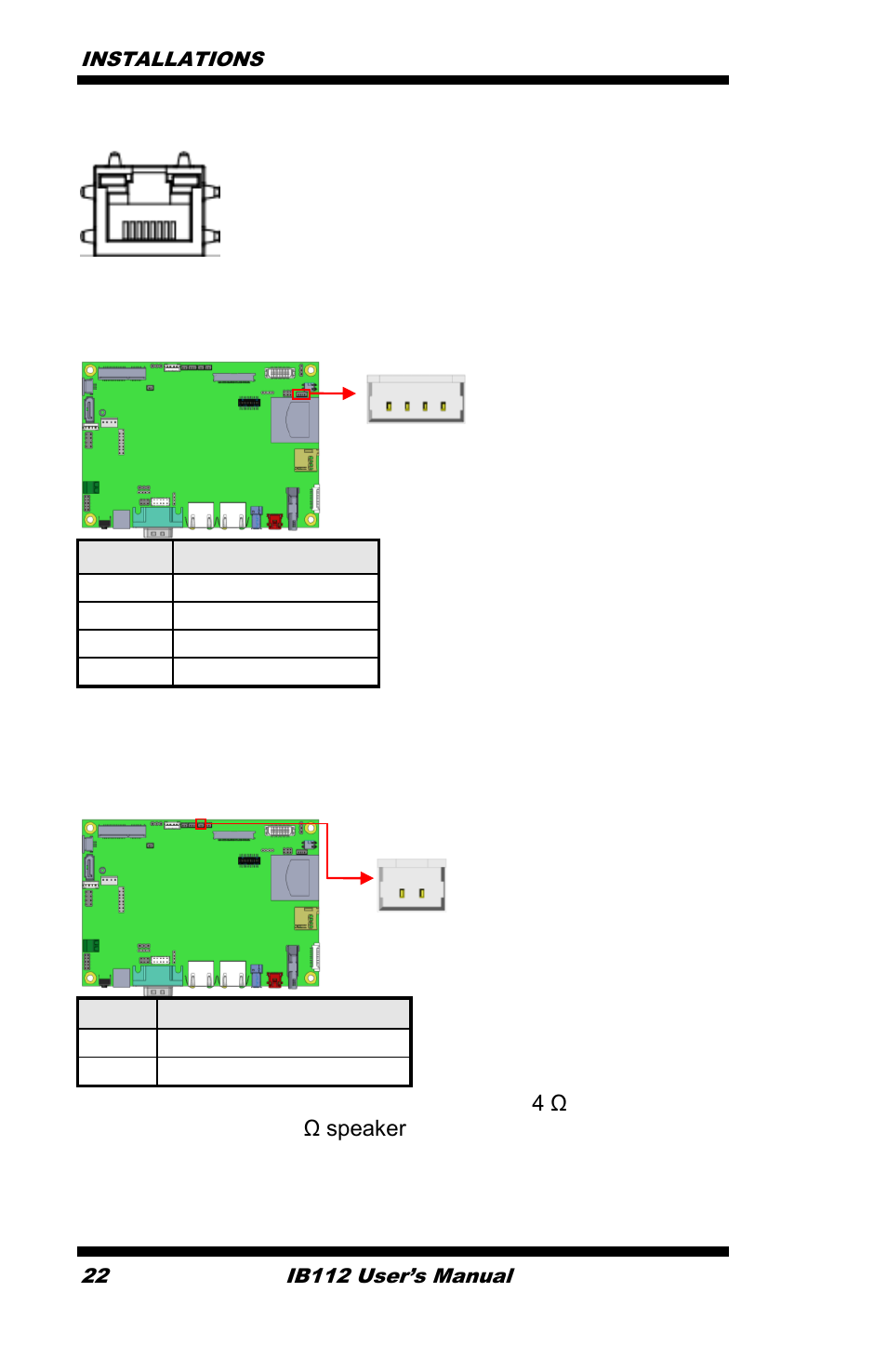 IBASE IB112 User Manual | Page 22 / 35