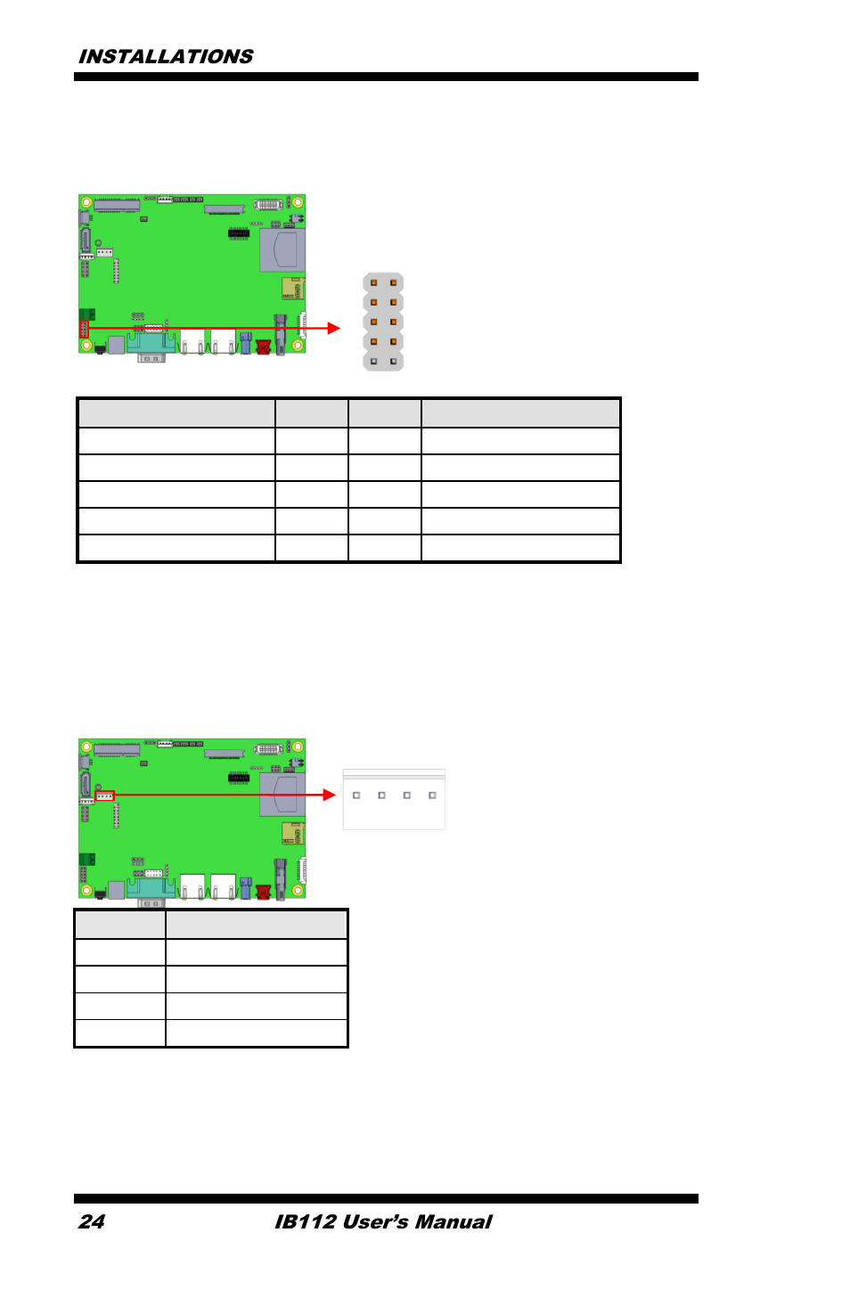 IBASE IB112 User Manual | Page 24 / 35