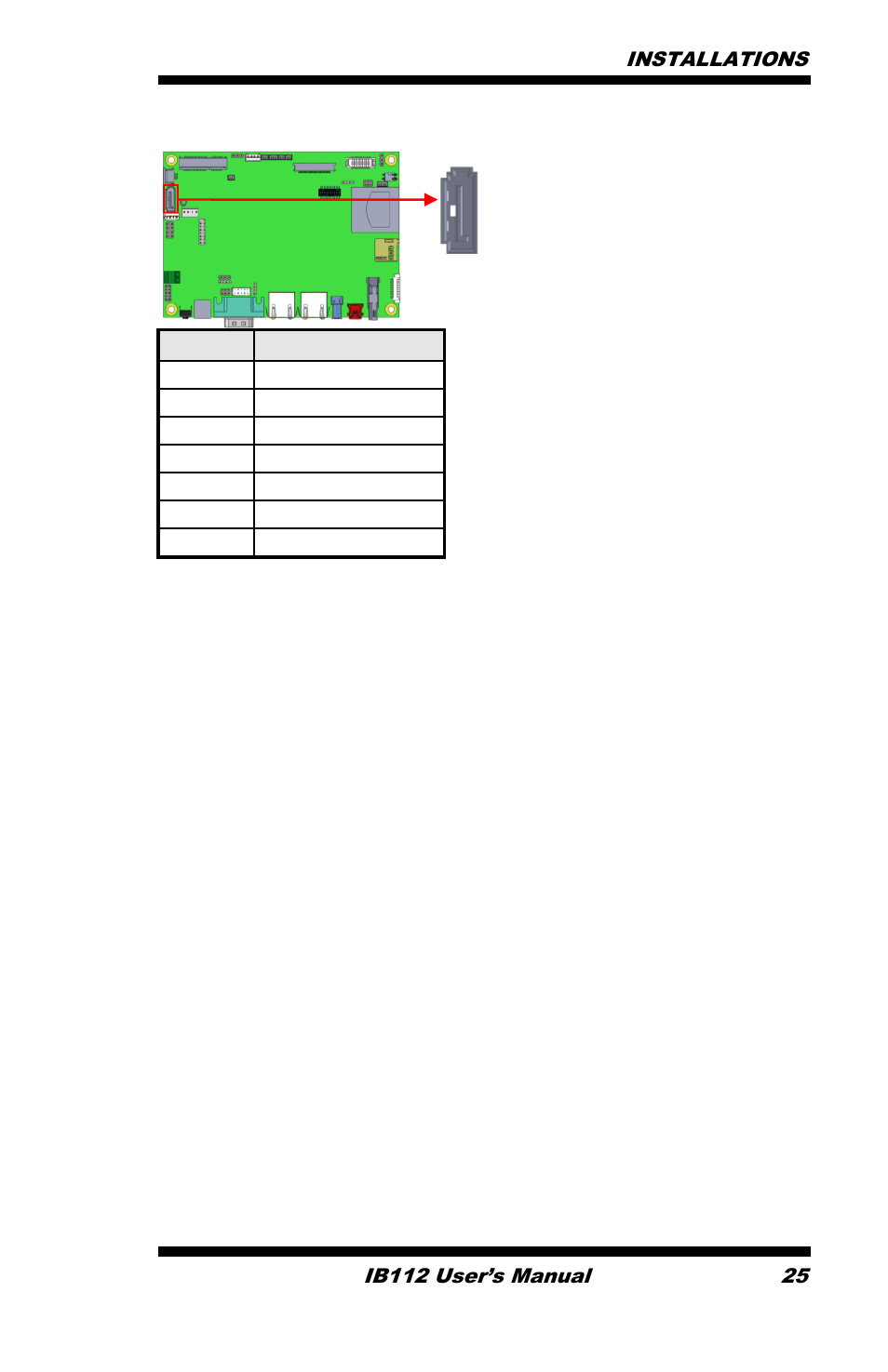 IBASE IB112 User Manual | Page 25 / 35