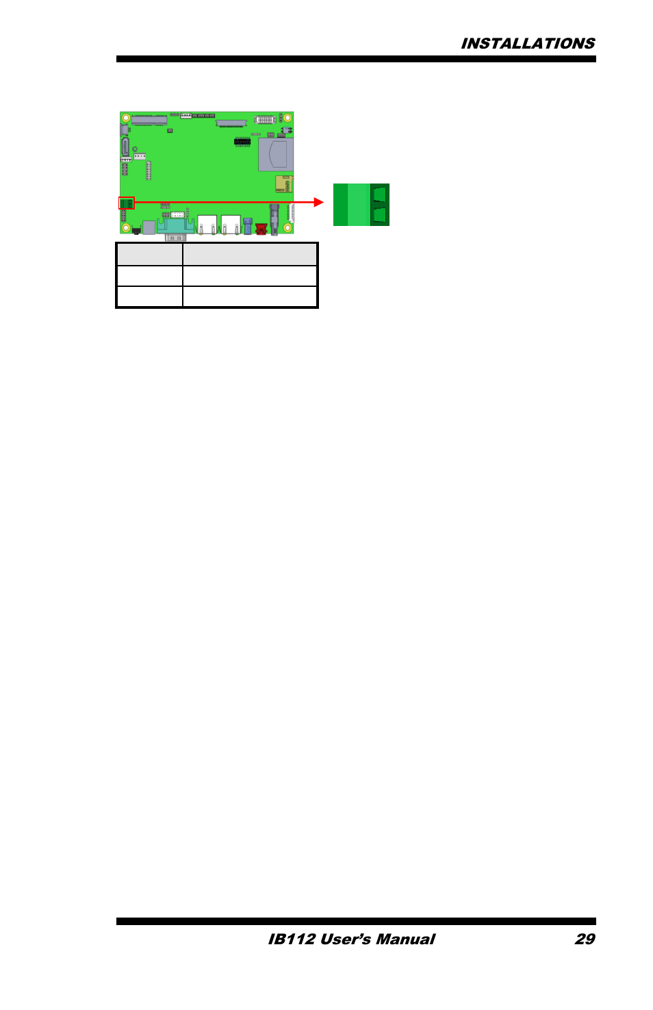 IBASE IB112 User Manual | Page 29 / 35