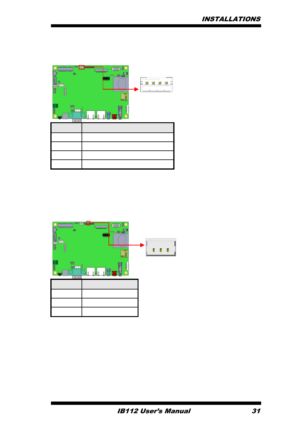 IBASE IB112 User Manual | Page 31 / 35