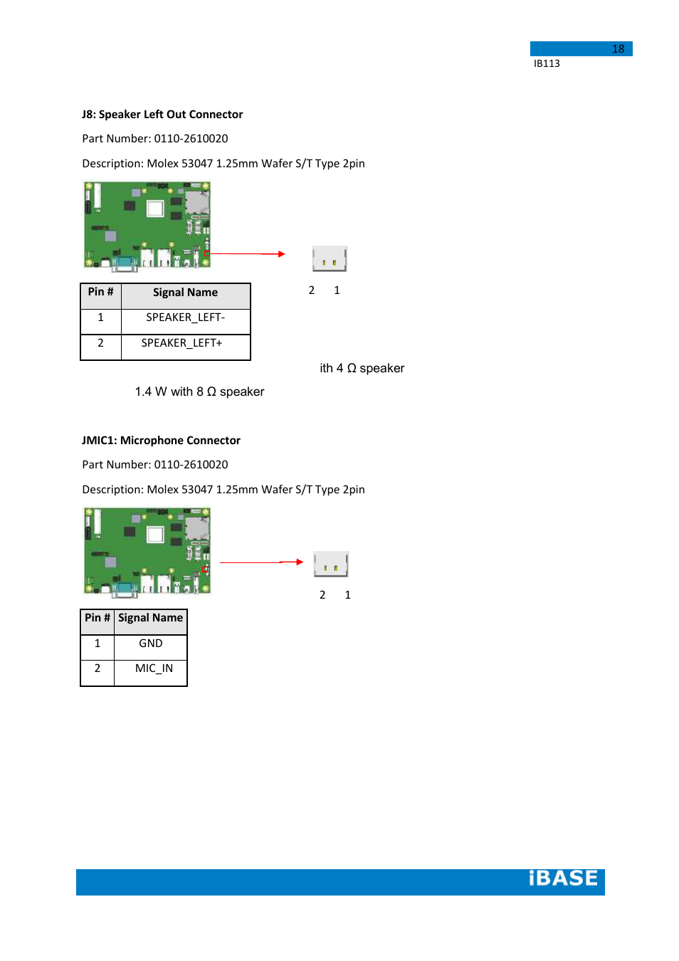 IBASE IB113 User Manual | Page 18 / 63