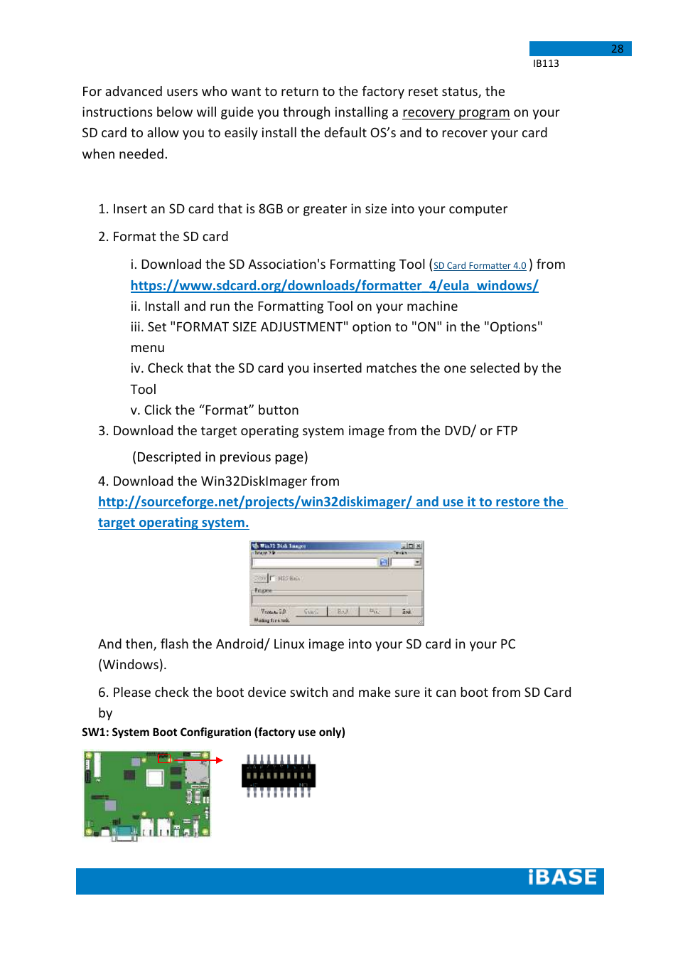 IBASE IB113 User Manual | Page 28 / 63