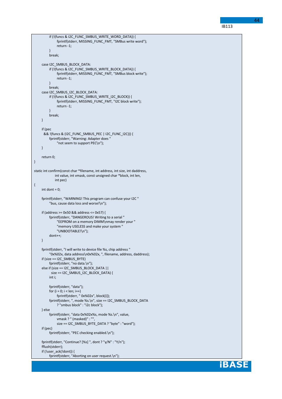 IBASE IB113 User Manual | Page 44 / 63