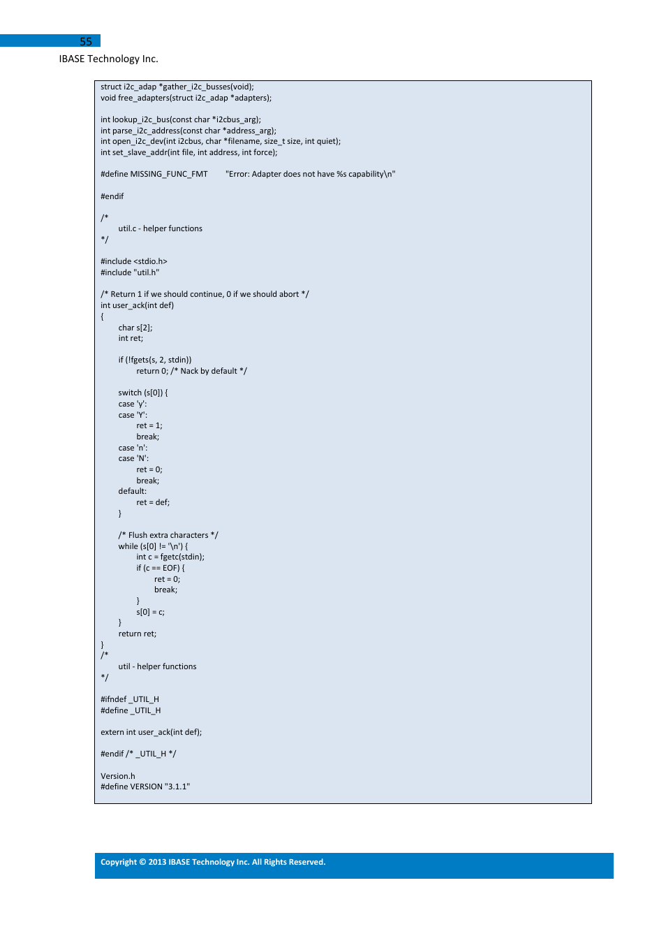 IBASE IB113 User Manual | Page 55 / 63