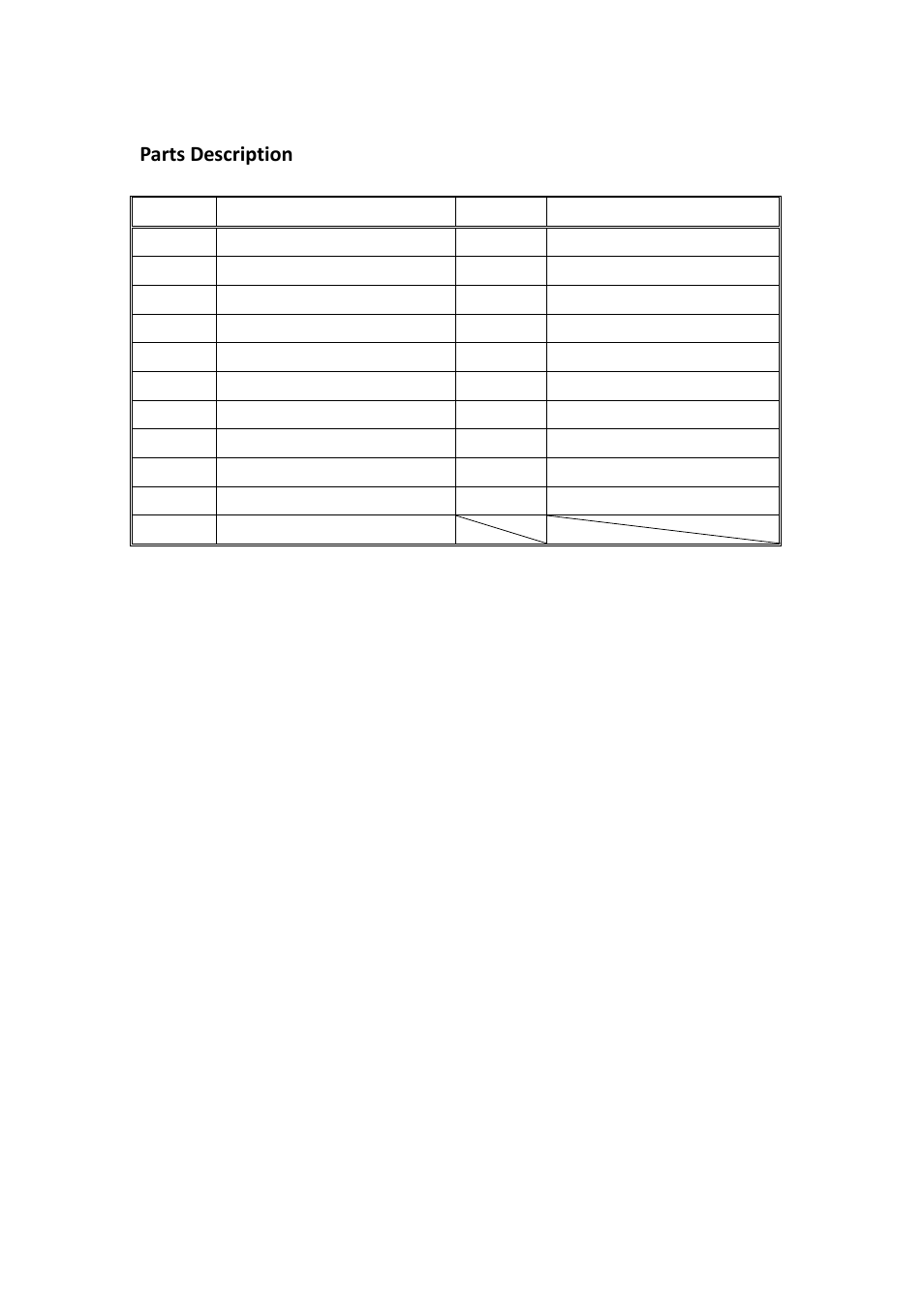 Parts description | IBASE AMI200 User Manual | Page 22 / 27