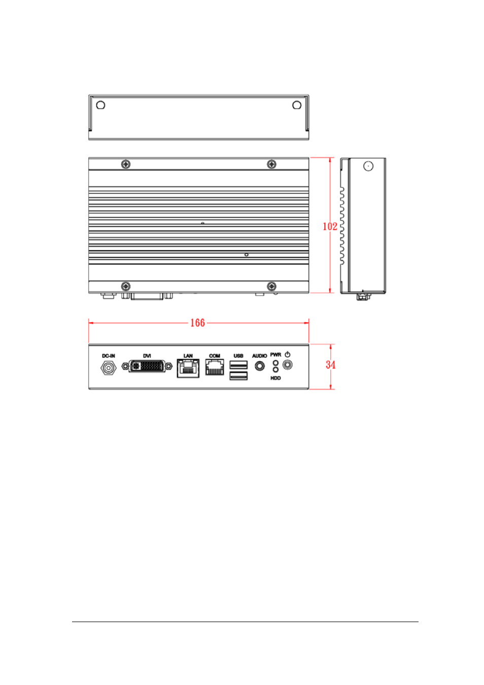 Mechanical specification | IBASE SI-06 User Manual | Page 11 / 44