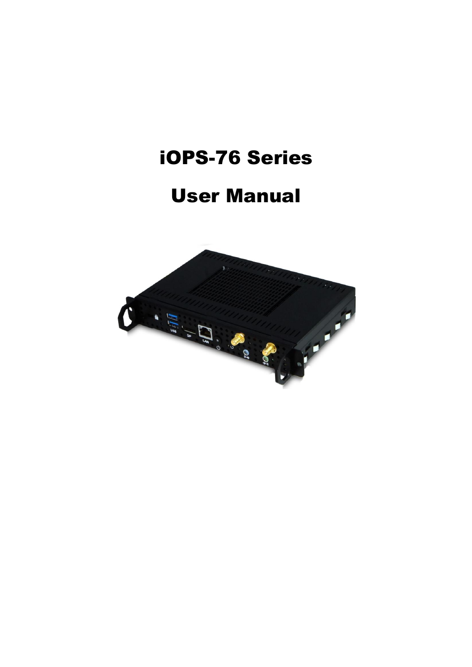 IBASE IOPS-76 User Manual | 36 pages