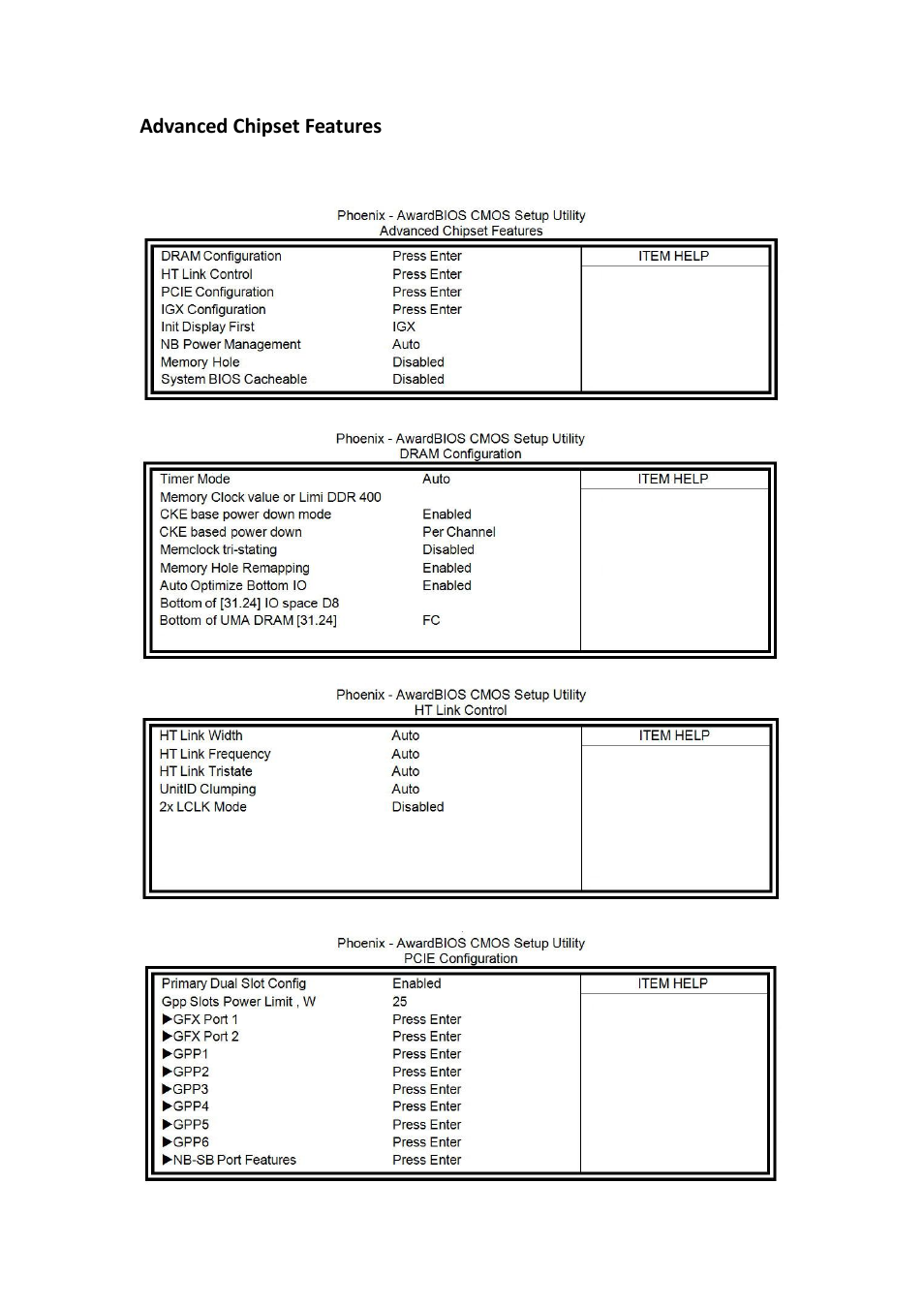 Advanced chipset features | IBASE SI-28 User Manual | Page 26 / 44