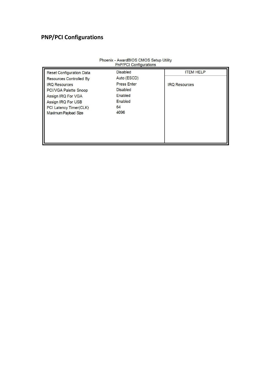 Pnp/pci configurations | IBASE SI-28 User Manual | Page 32 / 44