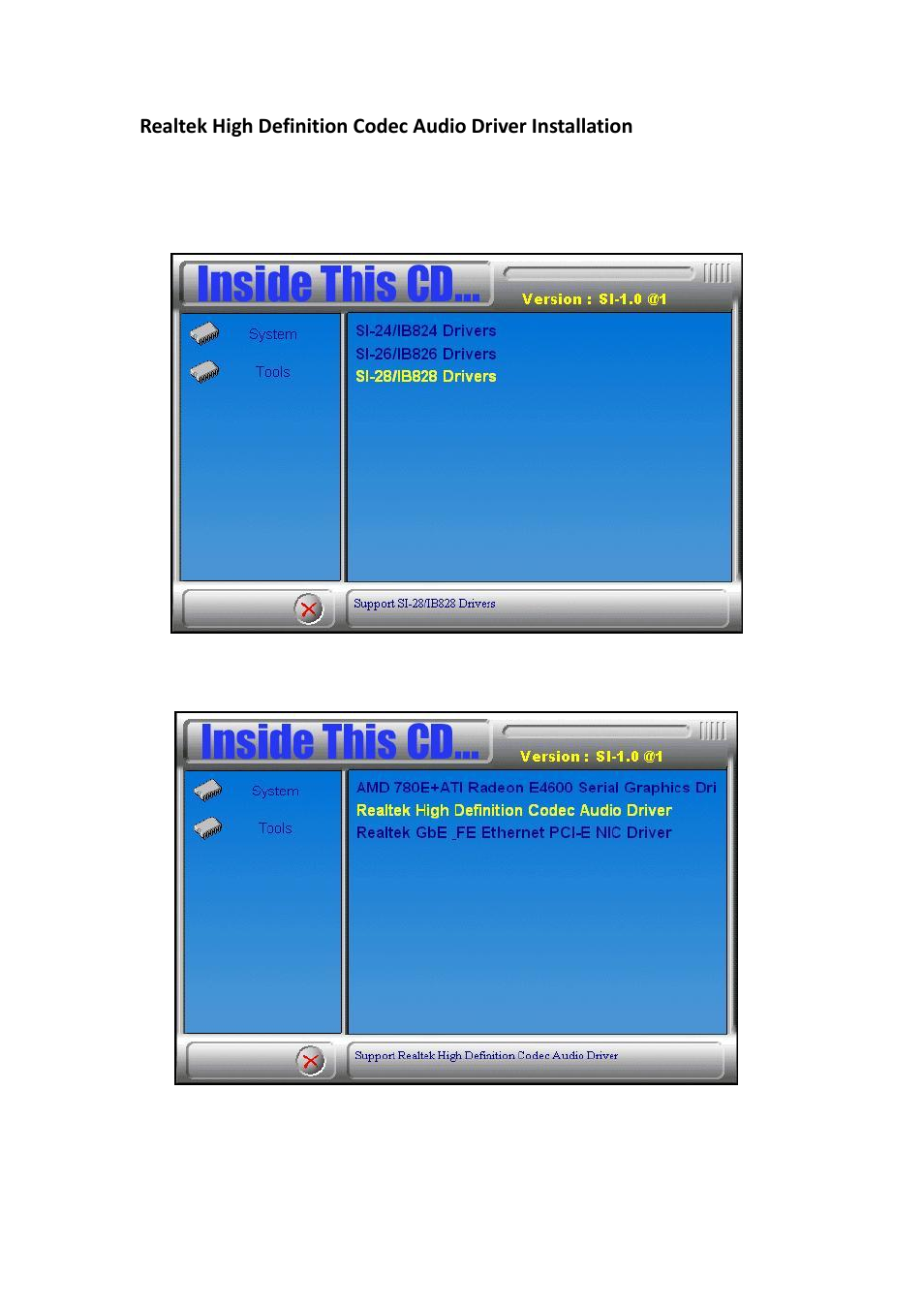 IBASE SI-28 User Manual | Page 39 / 44