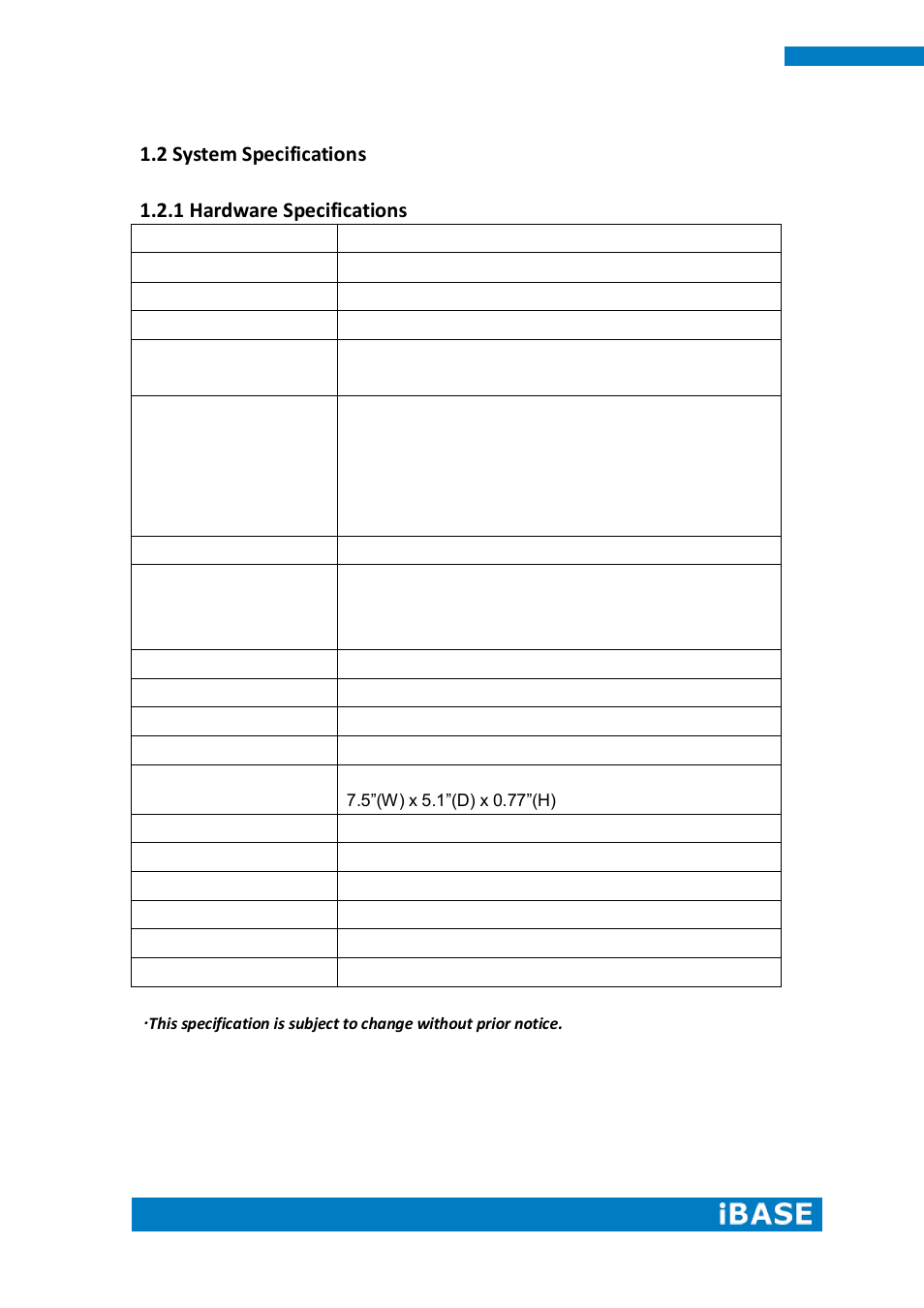 IBASE SI-12 User Manual | Page 10 / 48