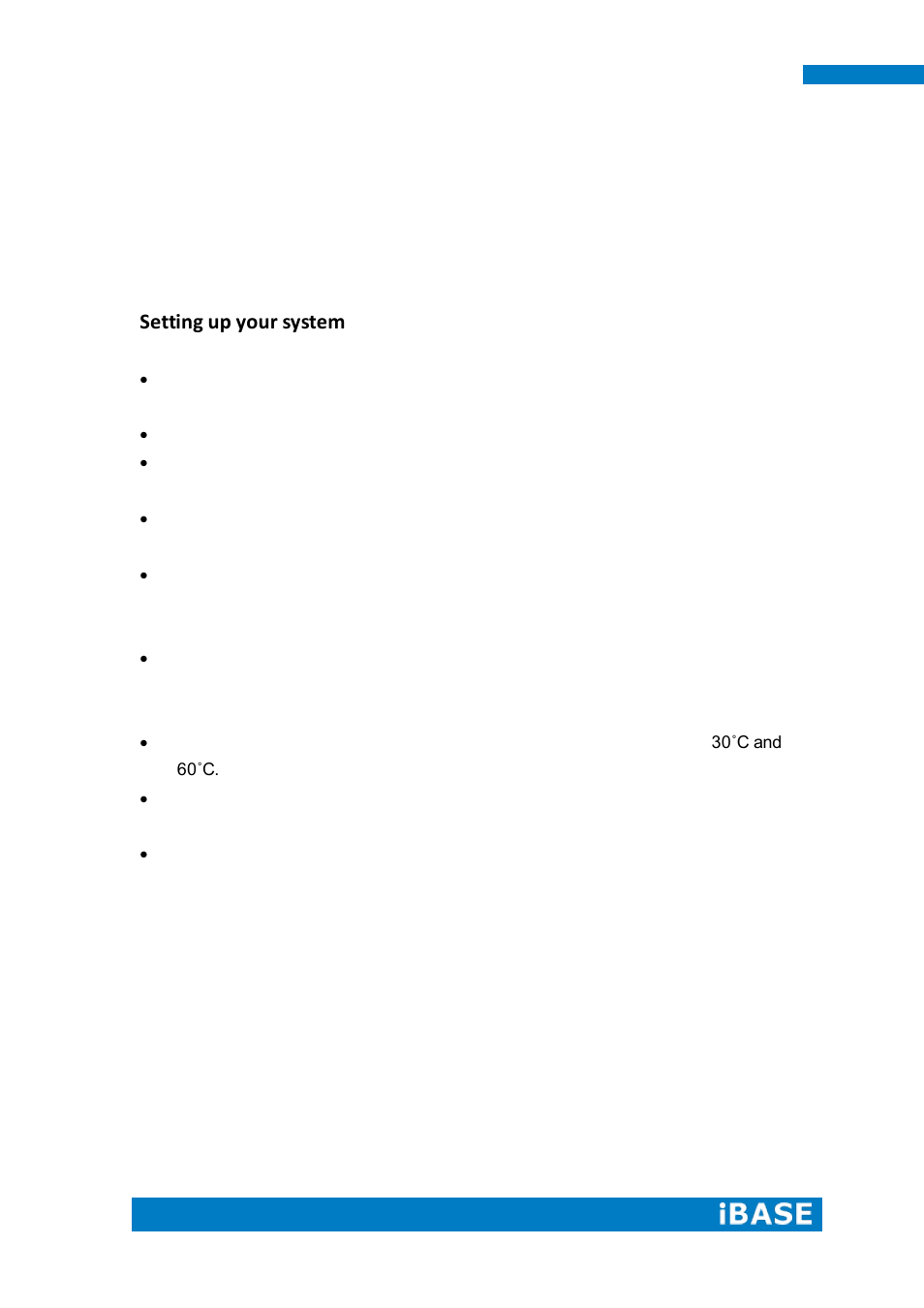 Safety information, Setting up your system | IBASE SI-12 User Manual | Page 5 / 48