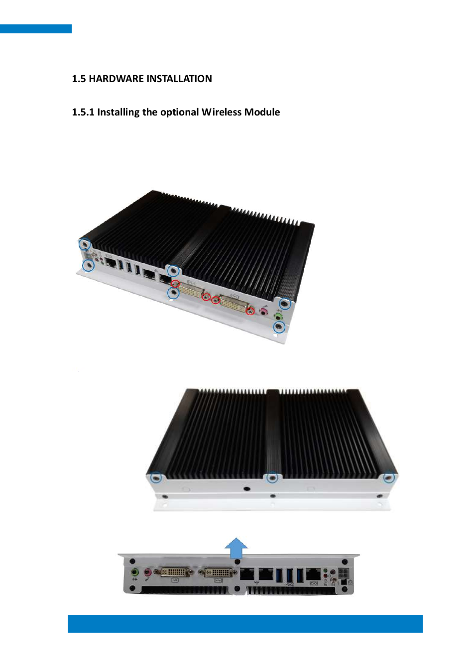 5 hardware installation, 1 installing the optional wireless module | IBASE SI-32-N User Manual | Page 15 / 50