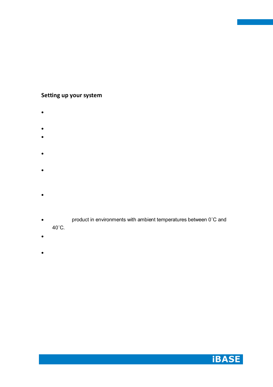 Safety information, Setting up your system | IBASE SI-64 User Manual | Page 5 / 80