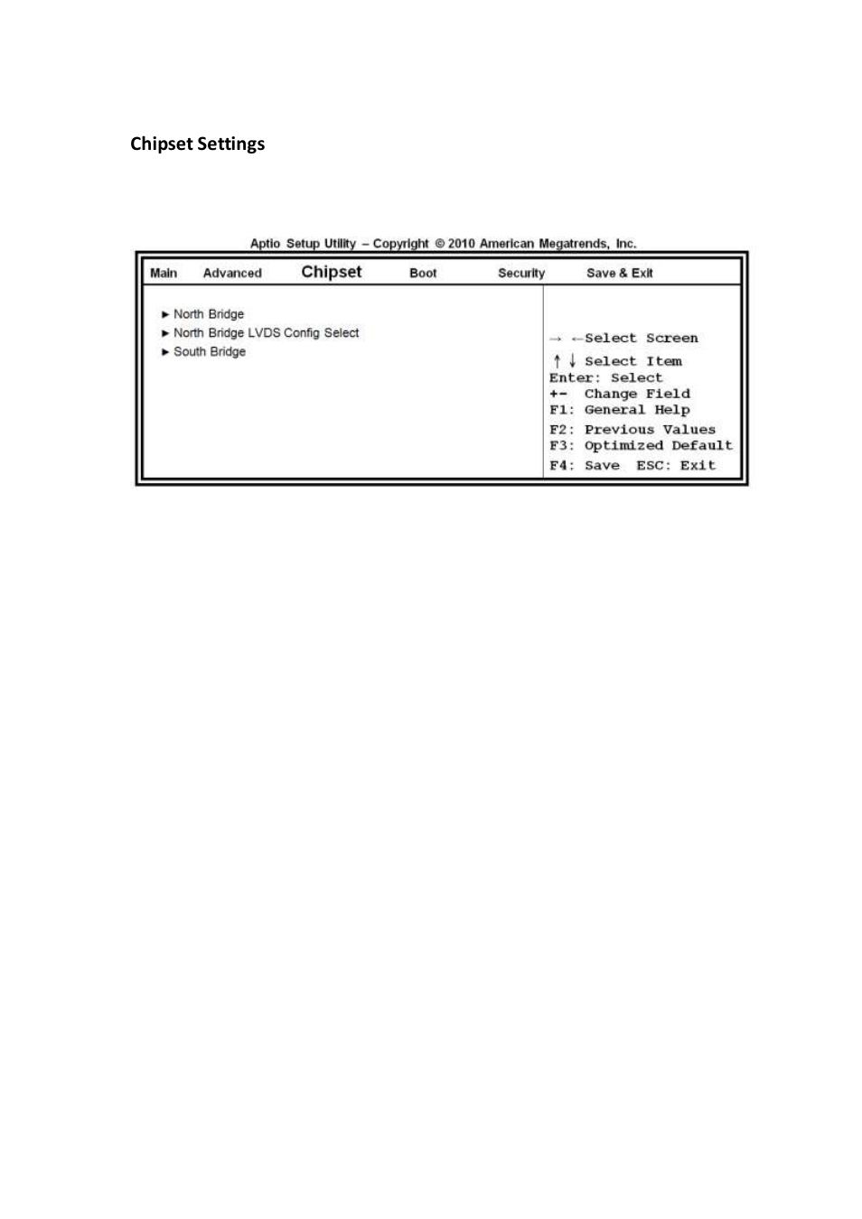 Chipset settings | IBASE SI-18 User Manual | Page 32 / 51